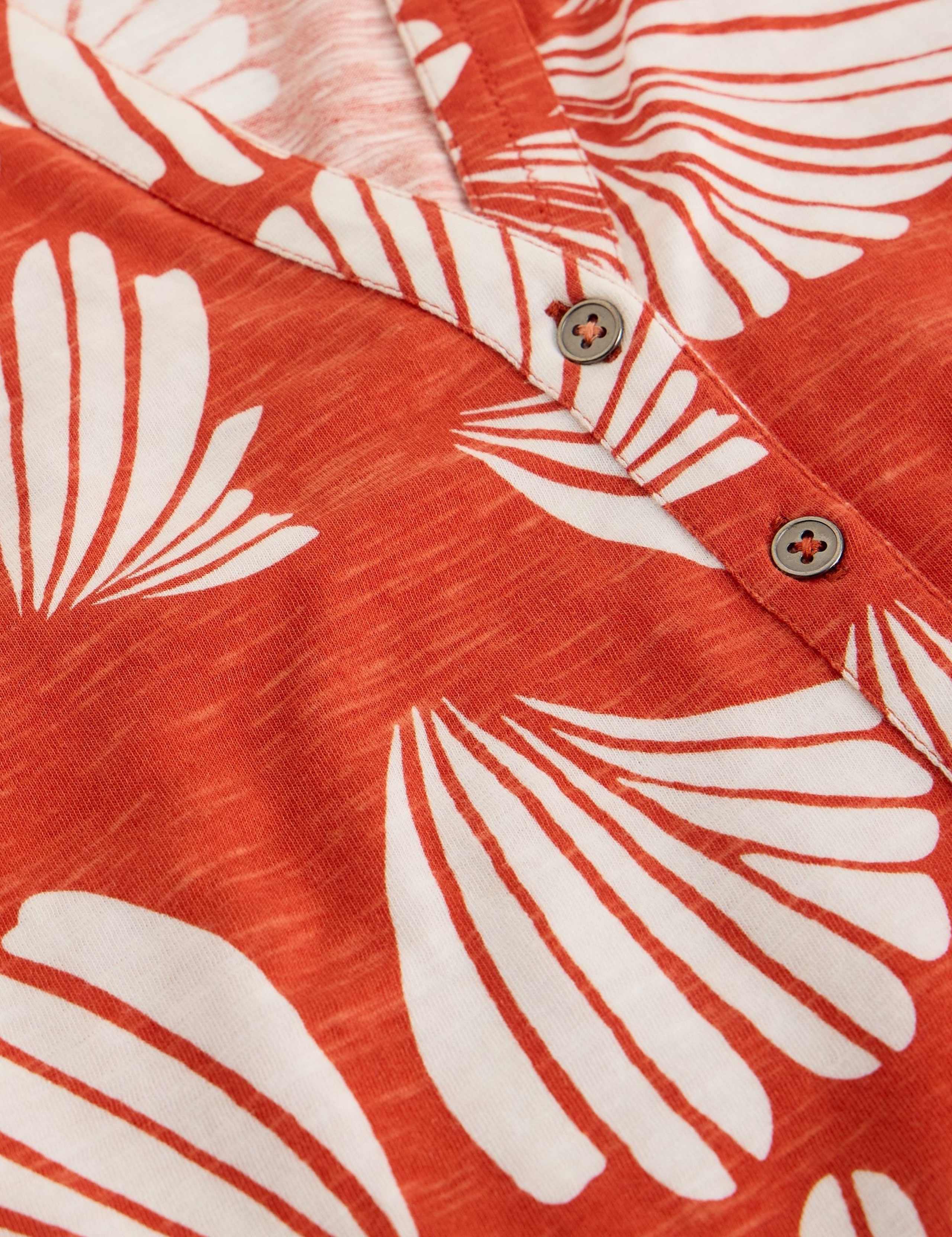 Jersey Floral Collared Shirt 4 of 6