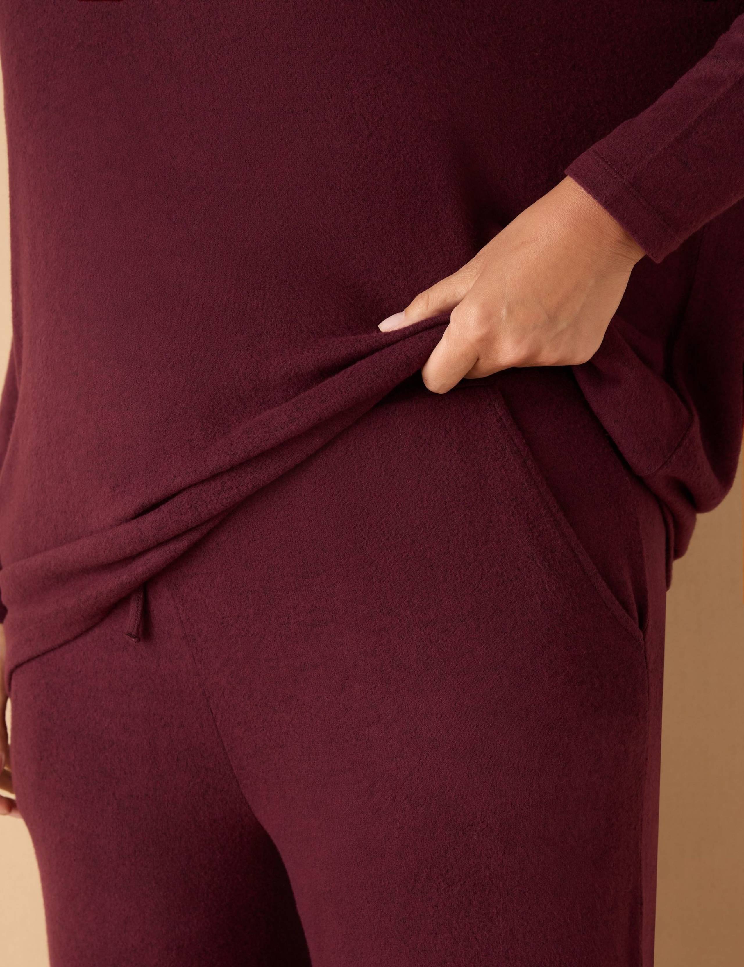 Supersoft Elasticated Waist Wide Leg Trousers 3 of 3