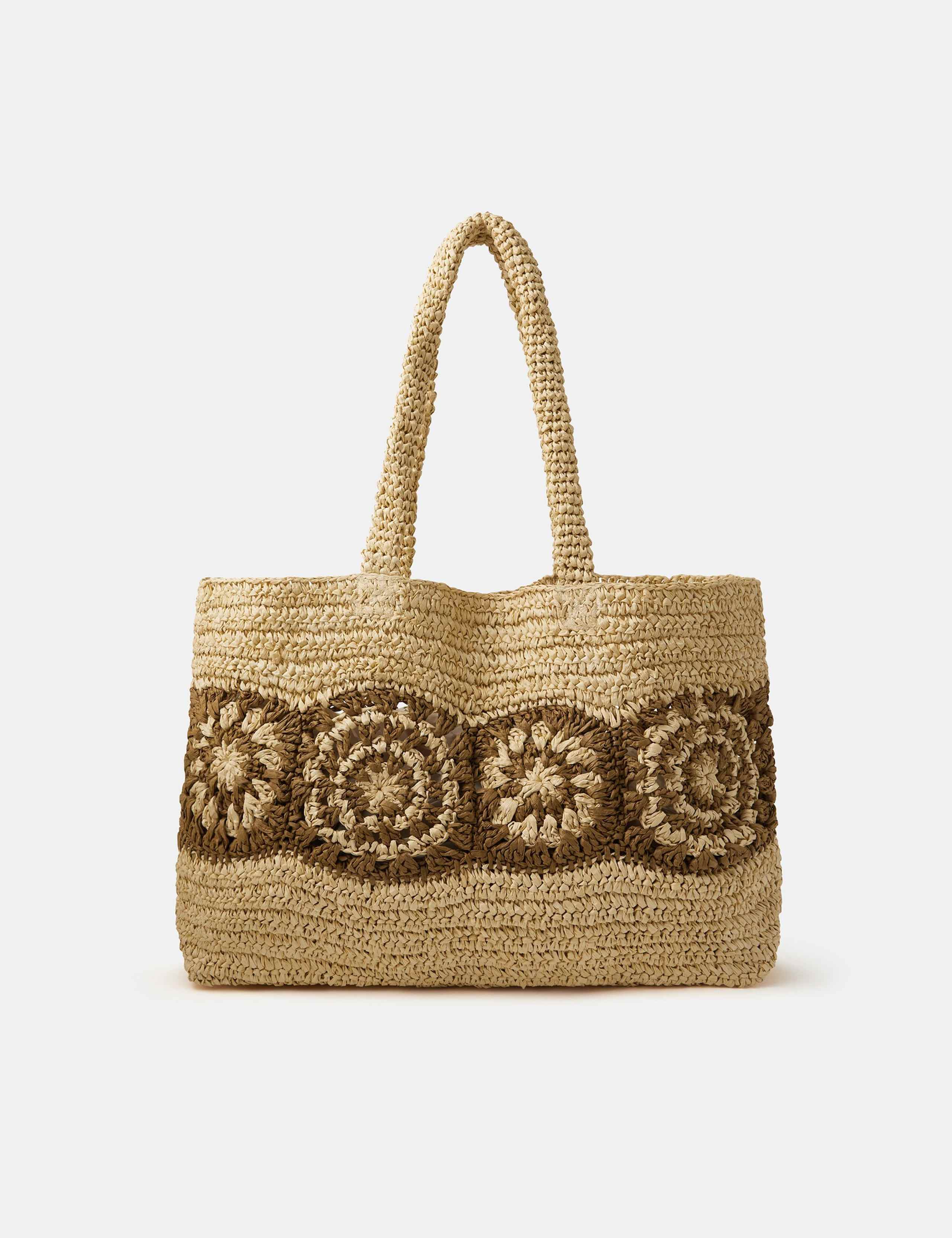 Straw Crochet Bag 1 of 4
