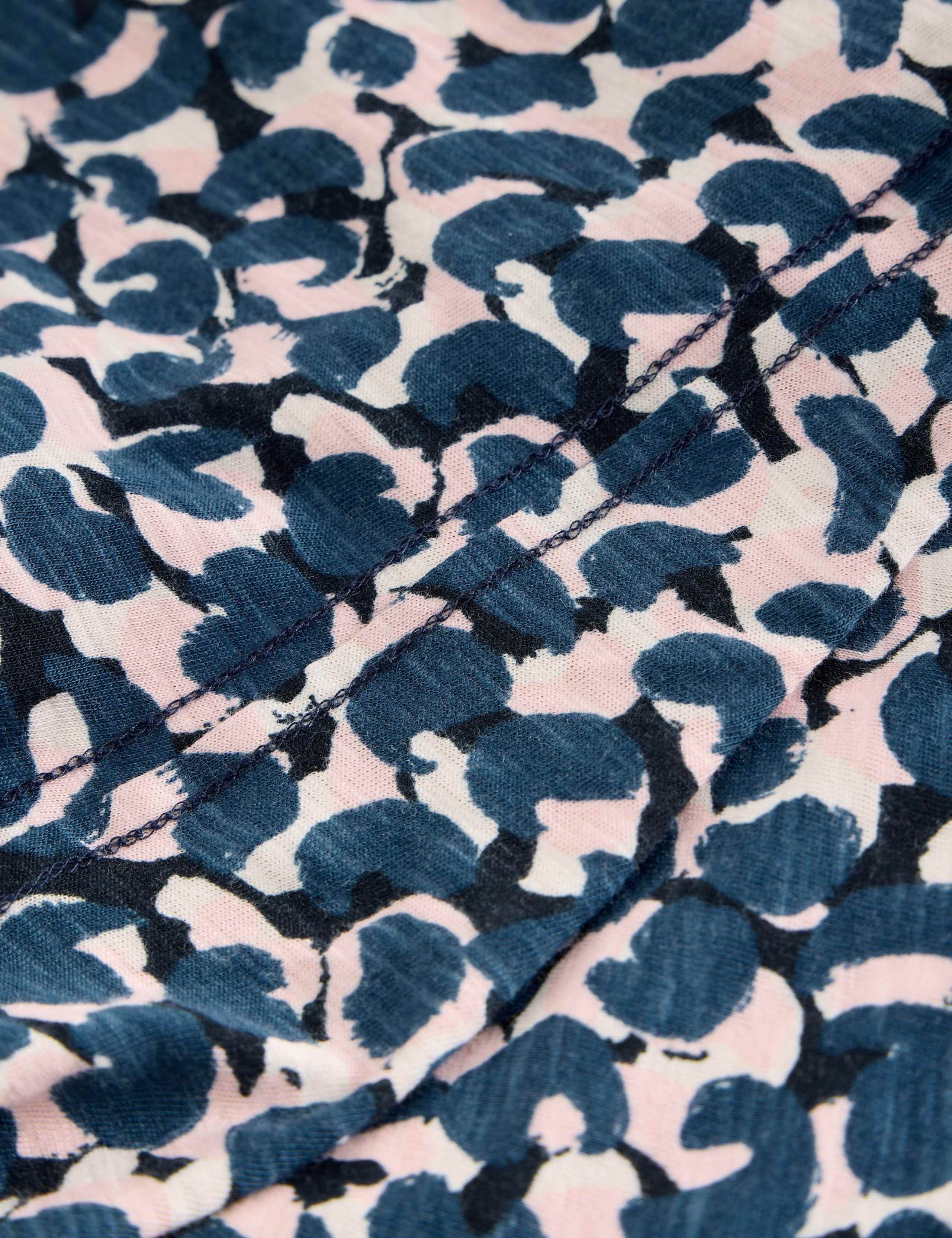 Jersey Ditsy Heart Print Collared Shirt 6 of 6