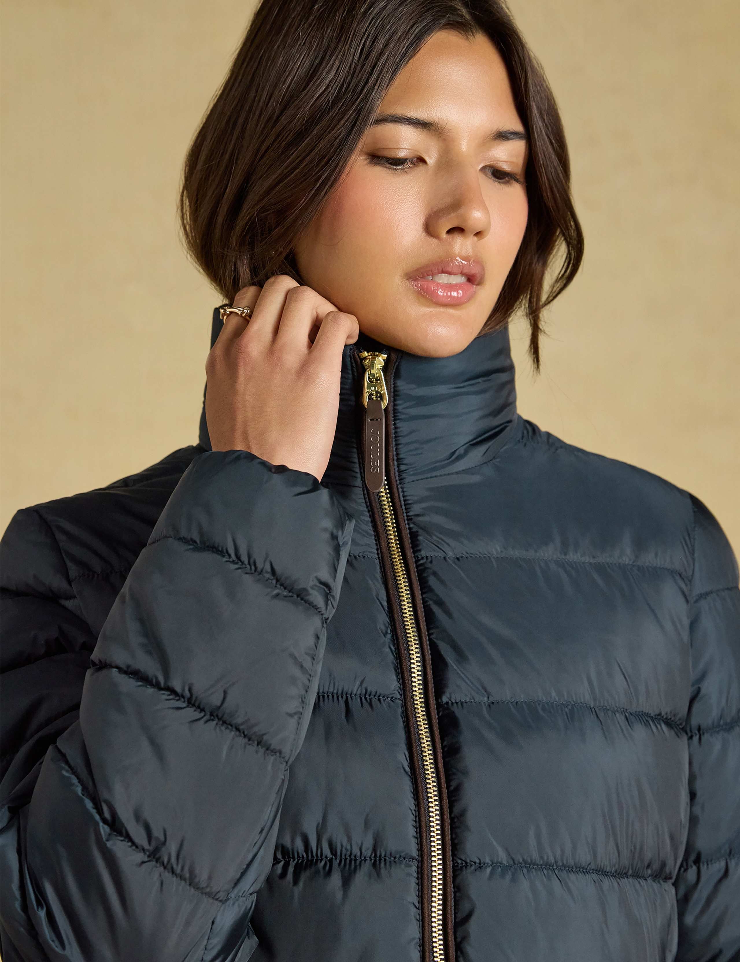 Showerproof Padded Funnel Neck Coat 2 of 9