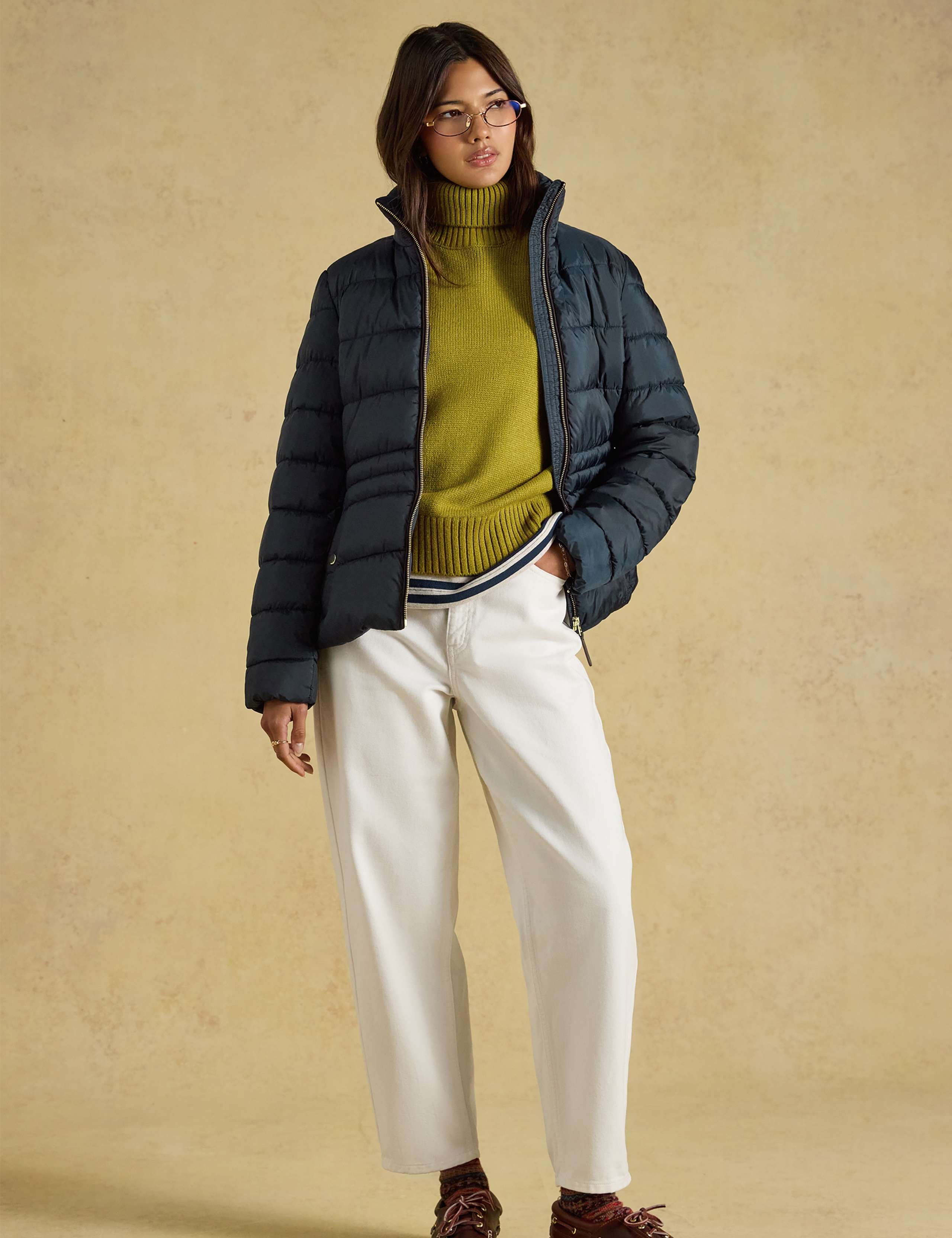 Showerproof Padded Funnel Neck Coat 6 of 9