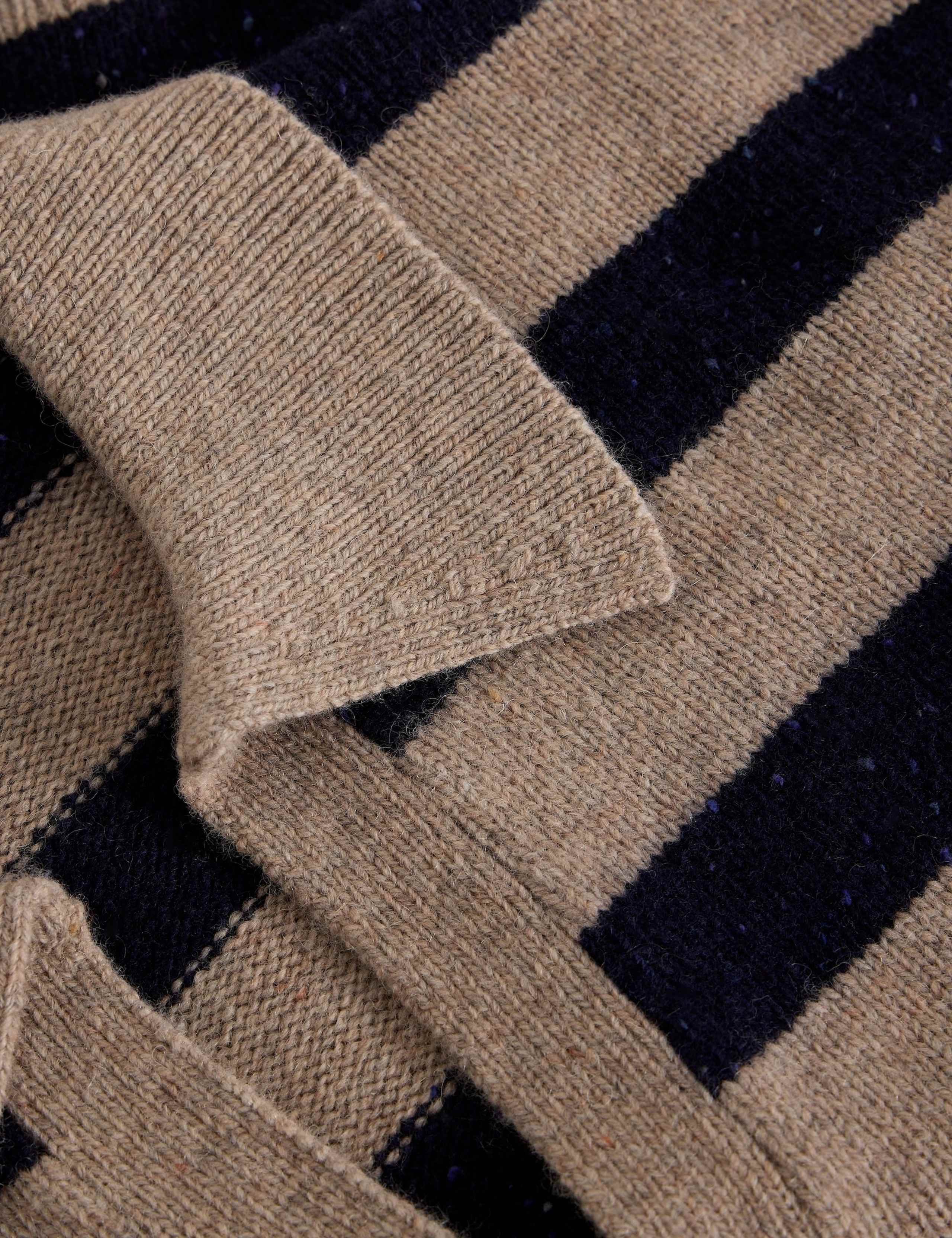 Wool Rich Striped Collared Jumper 6 of 6