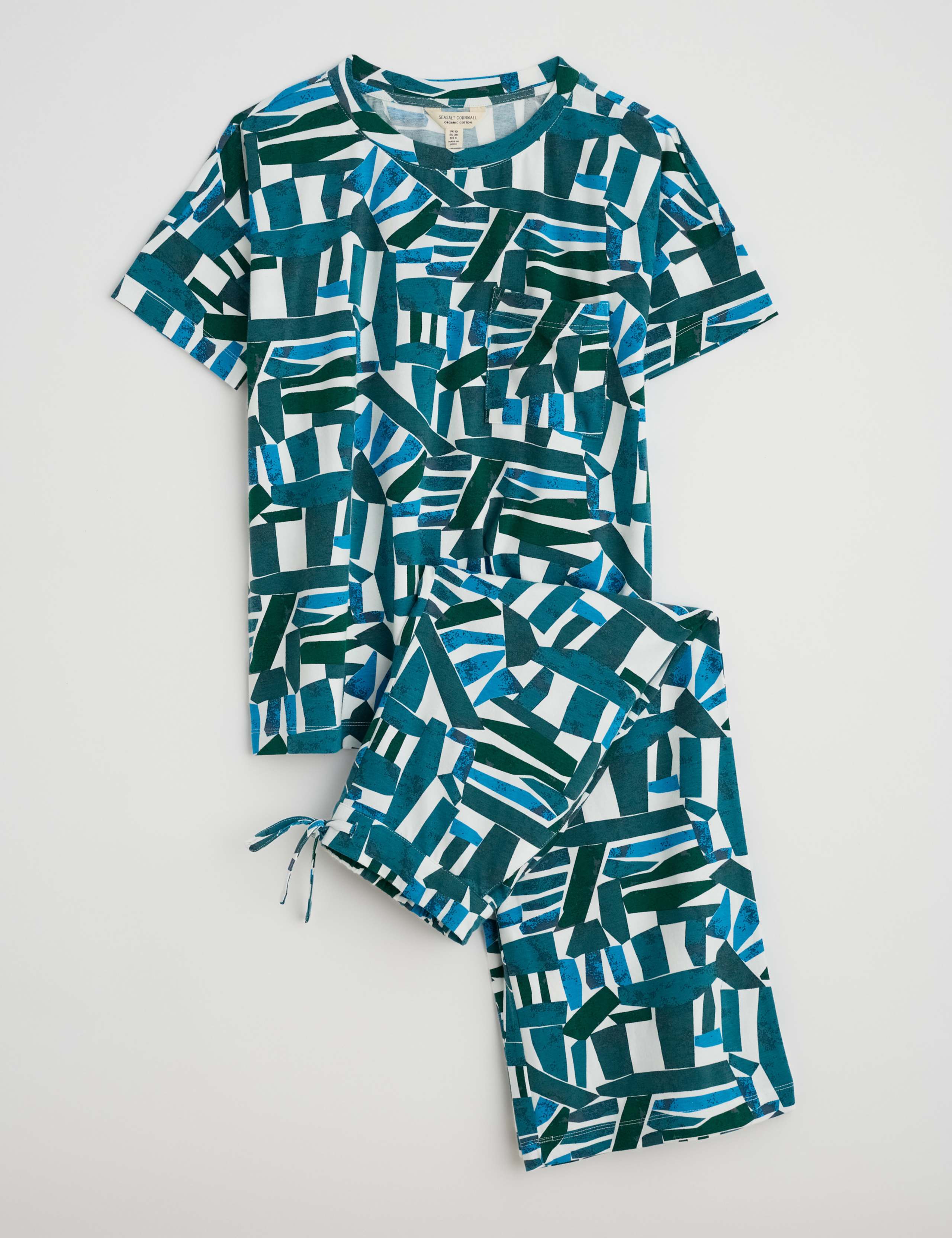 Cotton Rich Abstract Print Pyjama Set 2 of 4
