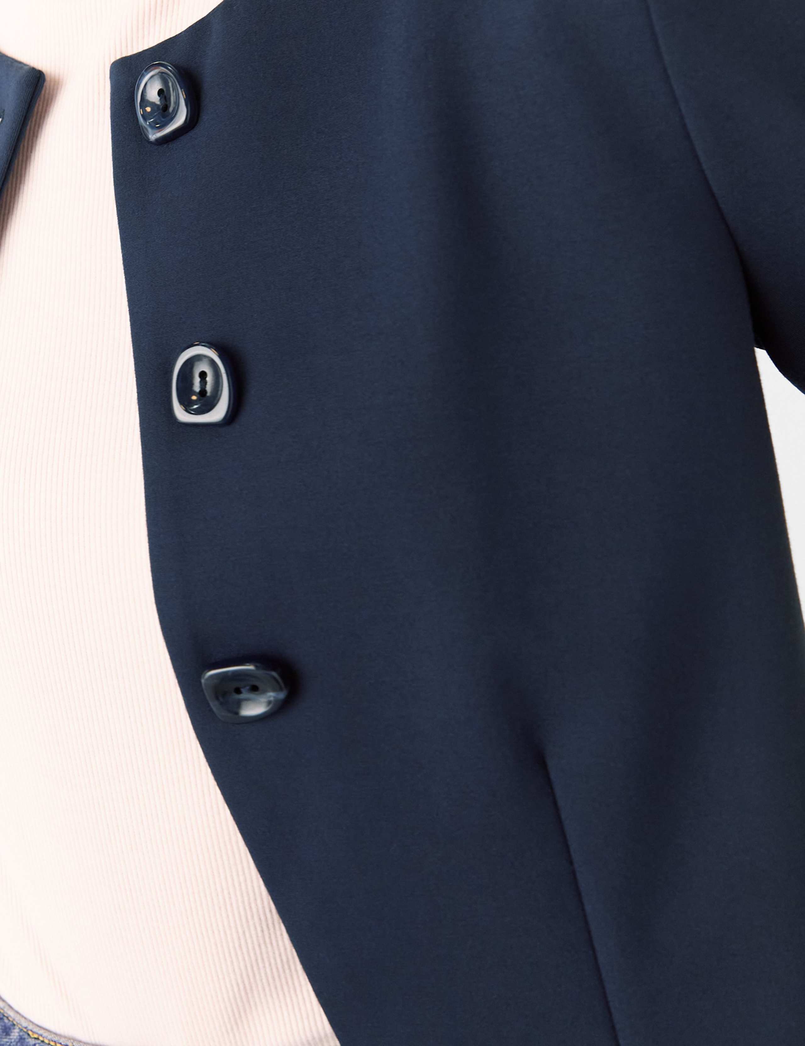 Collarless Short Jacket 4 of 4