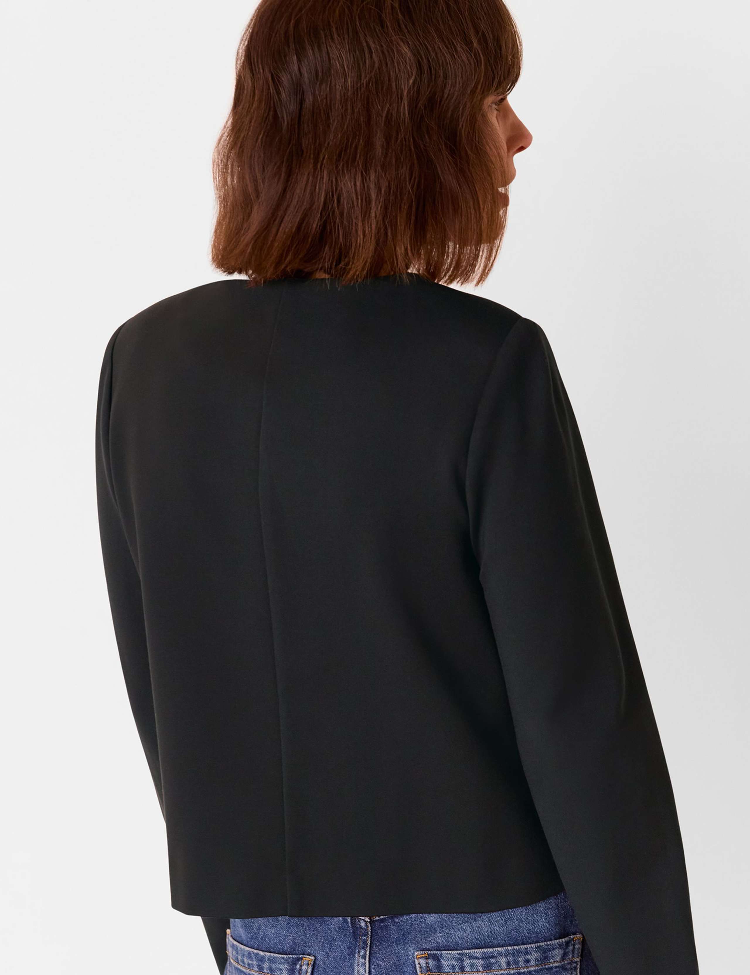 Collarless Short Jacket 3 of 4