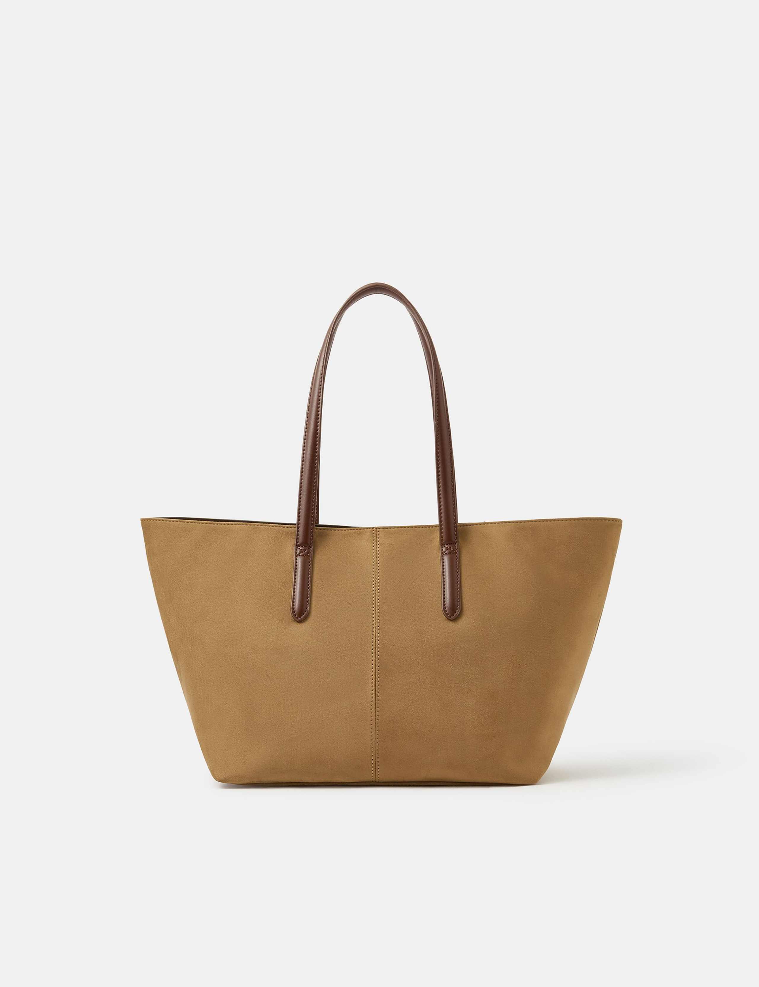 Faux Leather Tote Bag 1 of 4