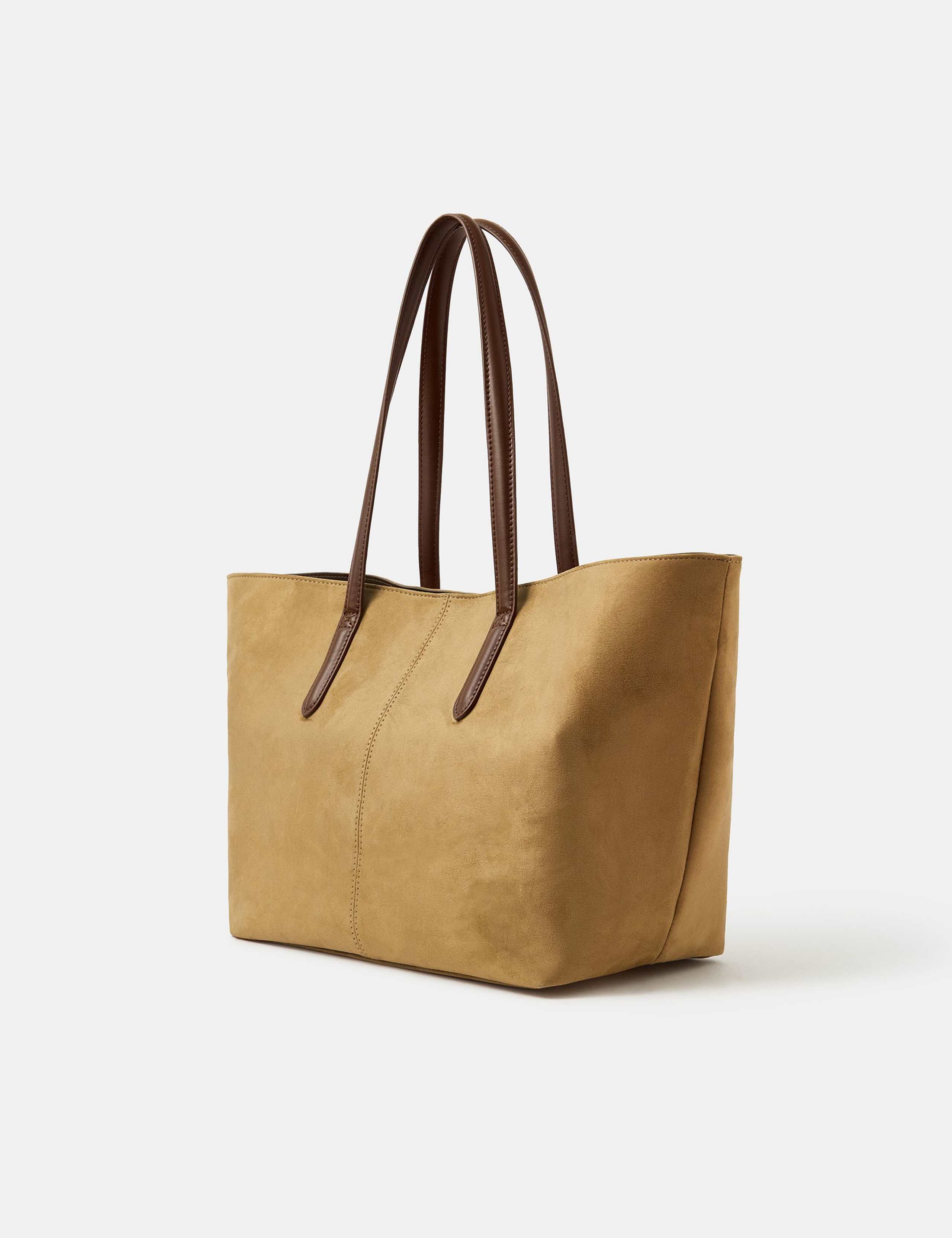 Faux Leather Tote Bag 2 of 4