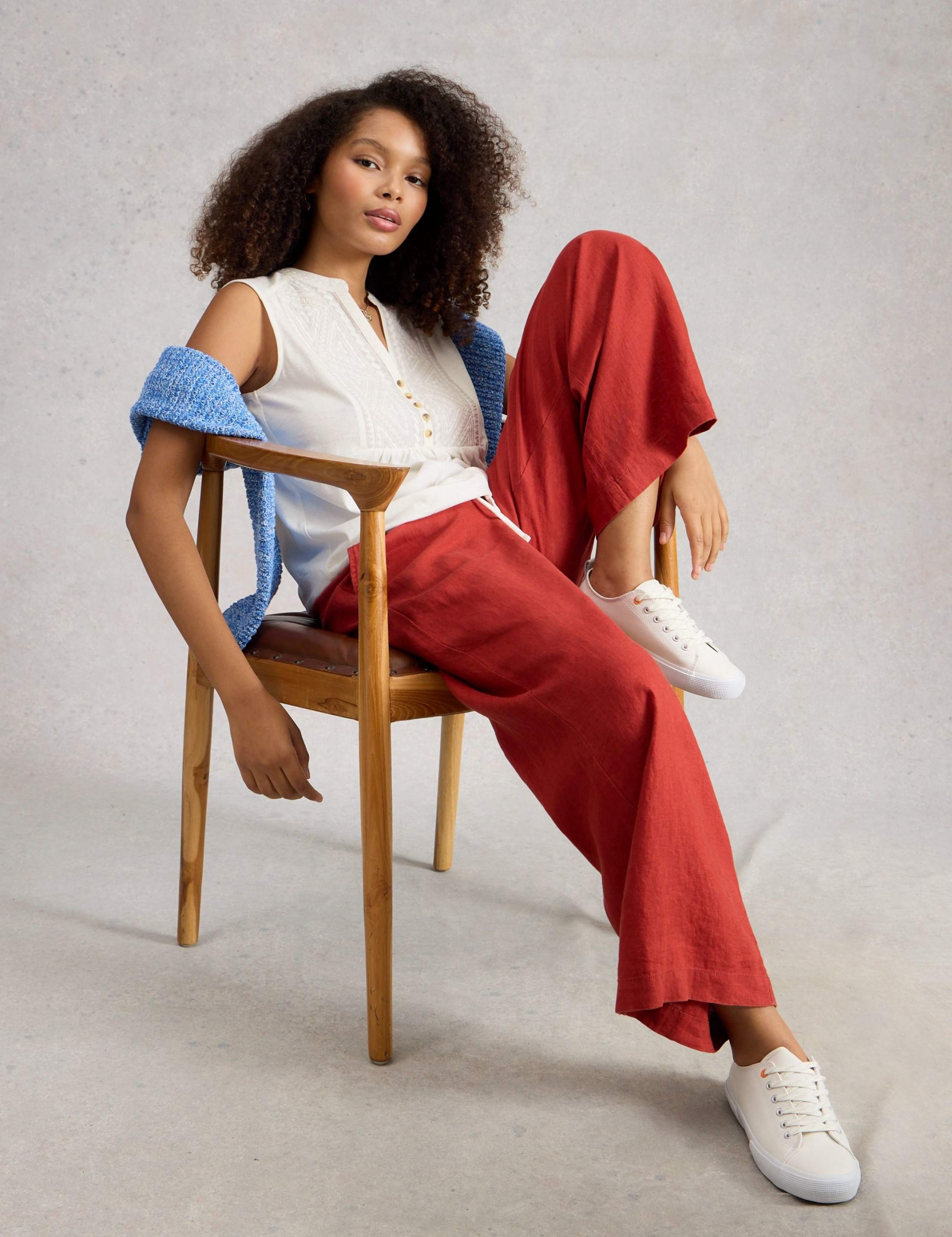 Pure Cotton Embroidered Shirt 5 of 6