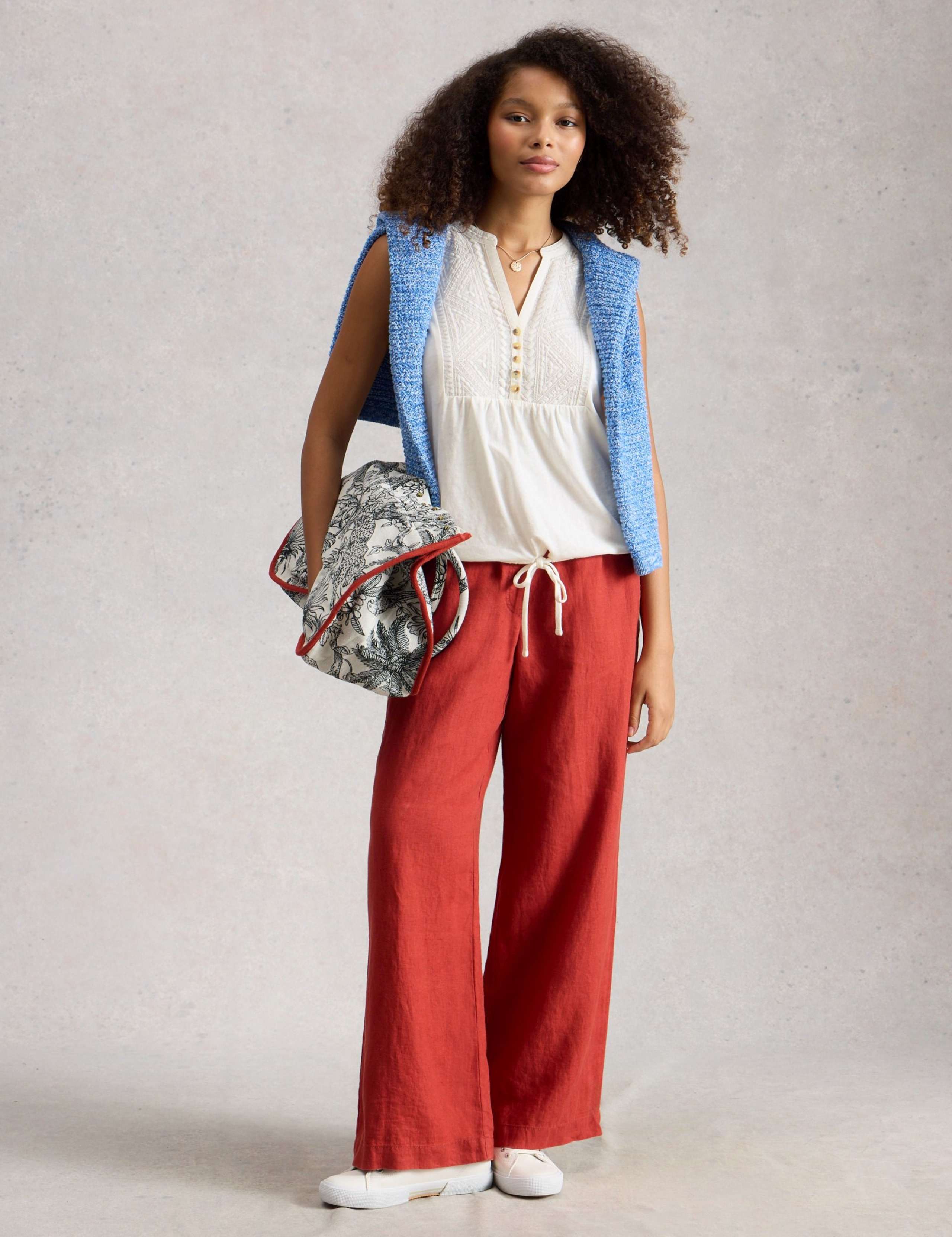 Pure Cotton Embroidered Shirt 6 of 6