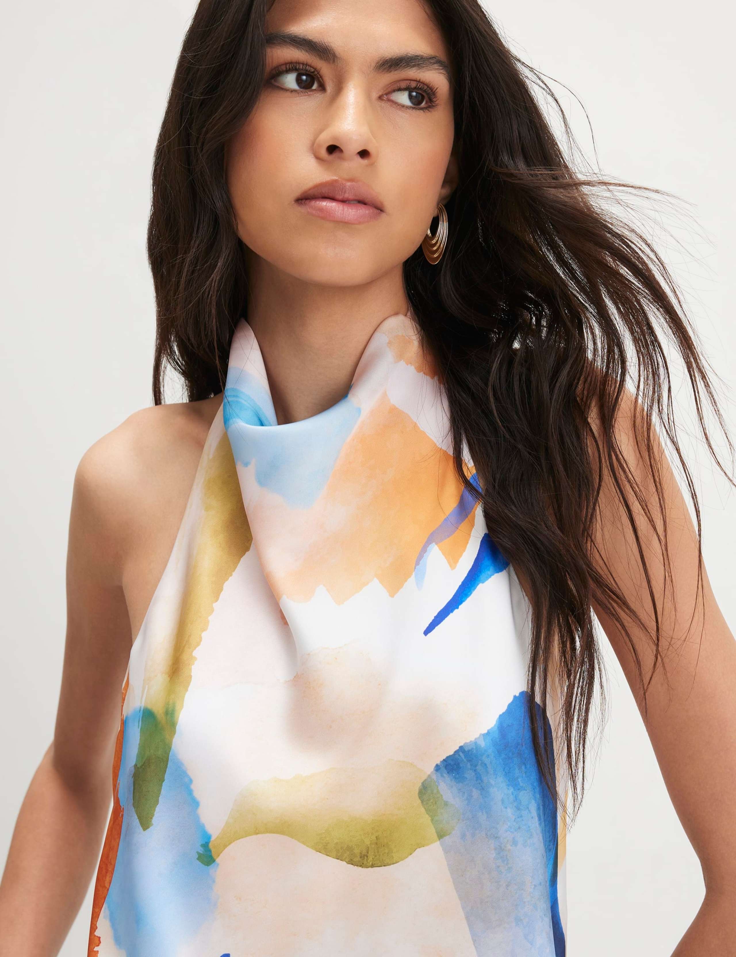 Floral Halter Neck Top 4 of 4