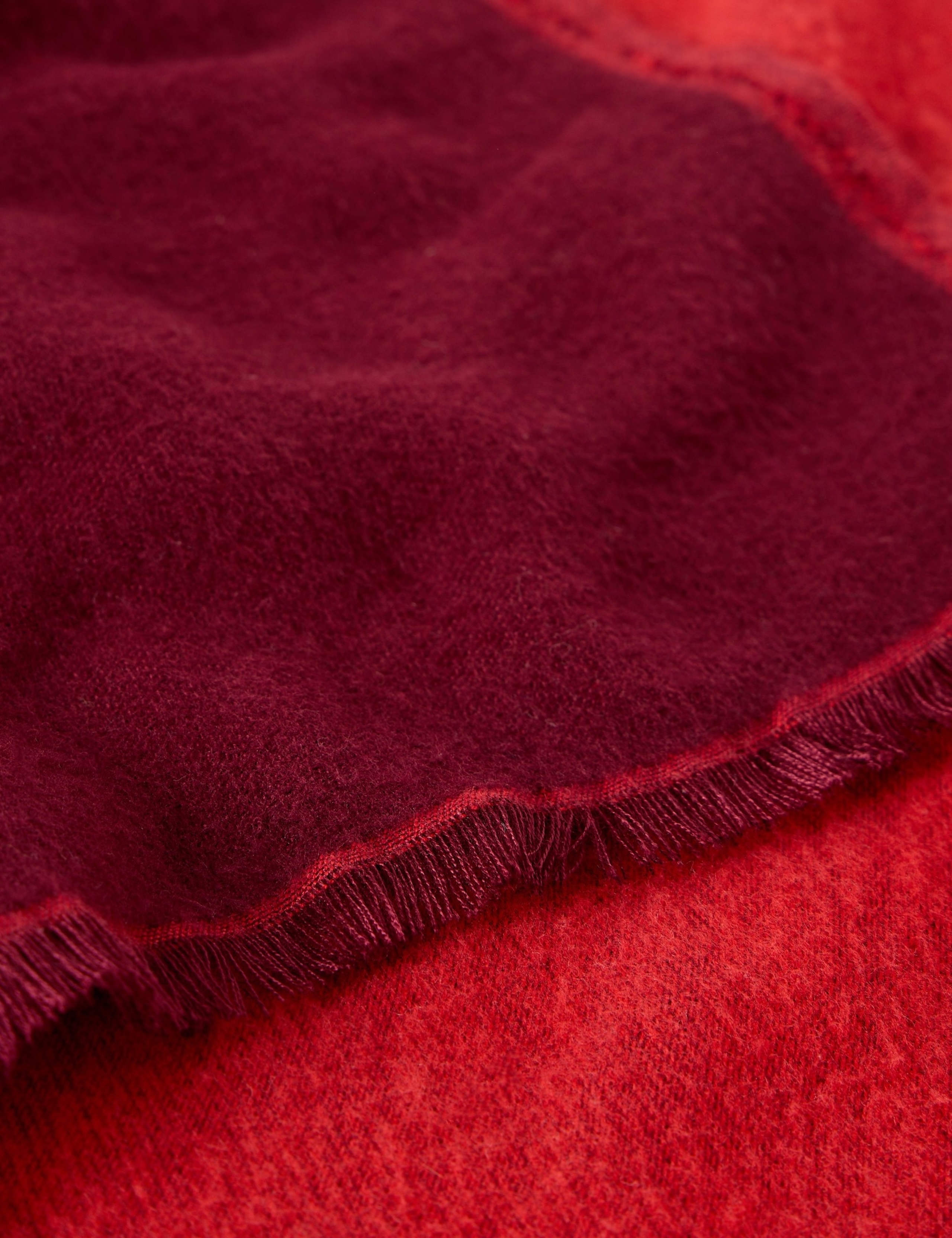 Cotton Rich Midweight Fringed Scarf 4 of 4