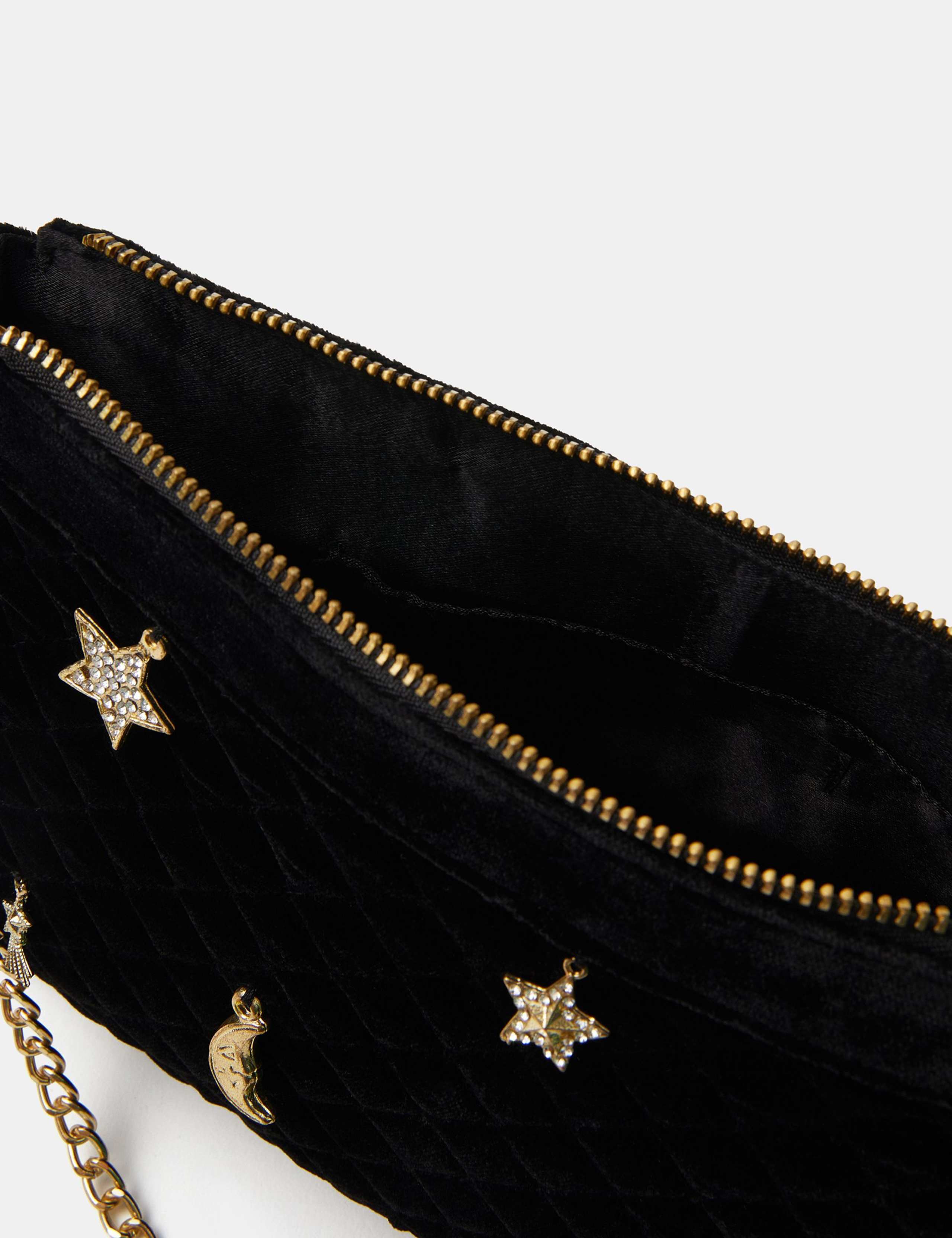Velvet Celestial Charm Shoulder Bag 3 of 4