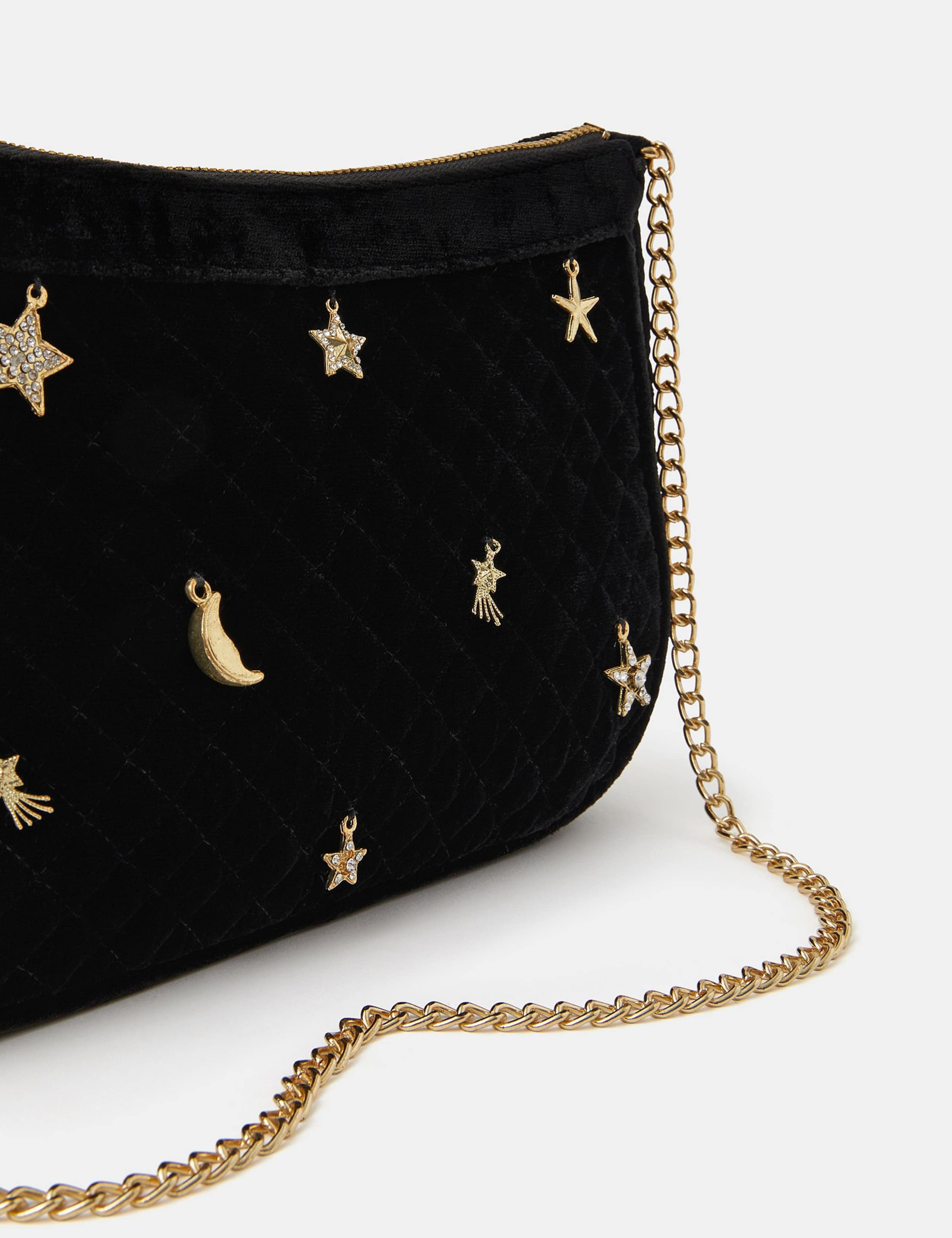 Velvet Celestial Charm Shoulder Bag 4 of 4