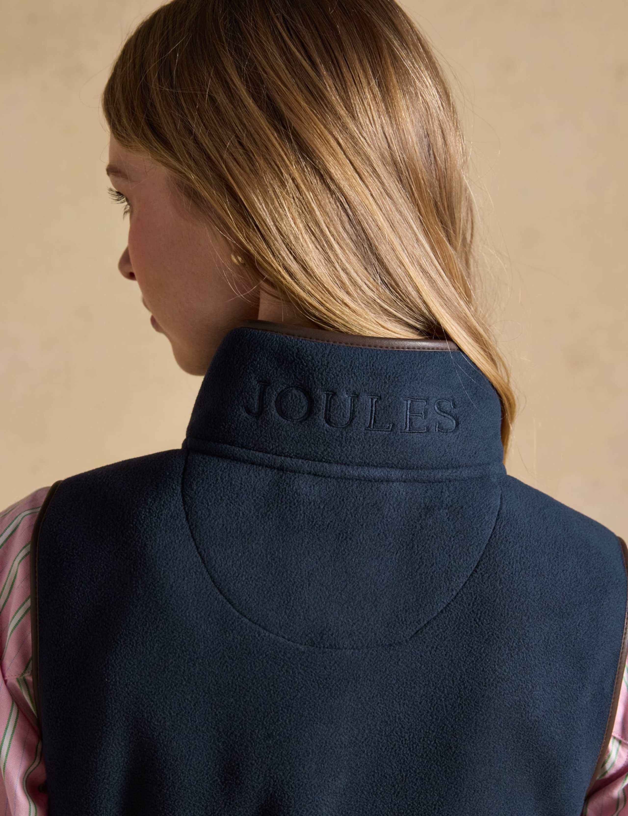 Fleece High Neck Longline Gilet 2 of 11