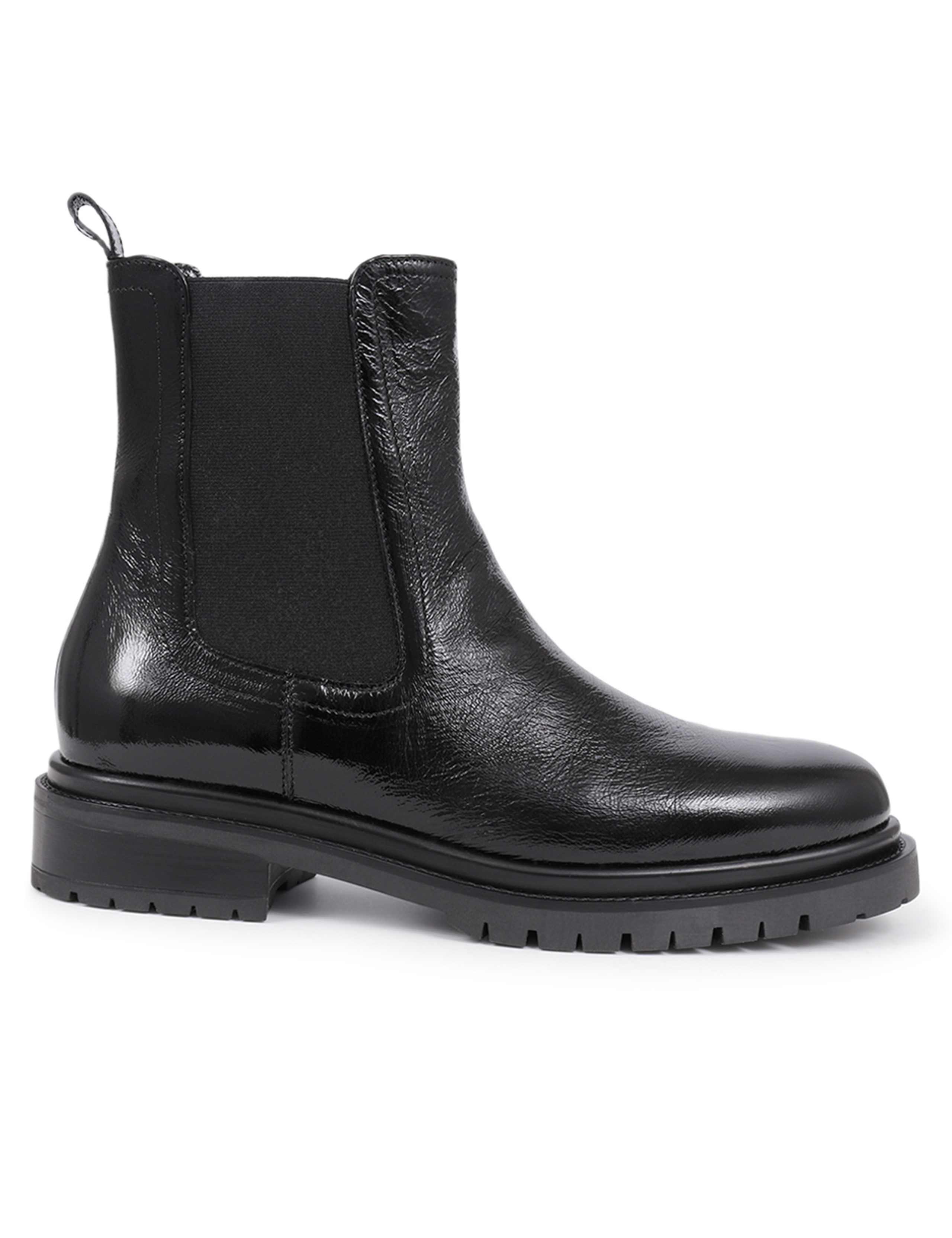 Patent Leather Chelsea Ankle Boots 2 of 7