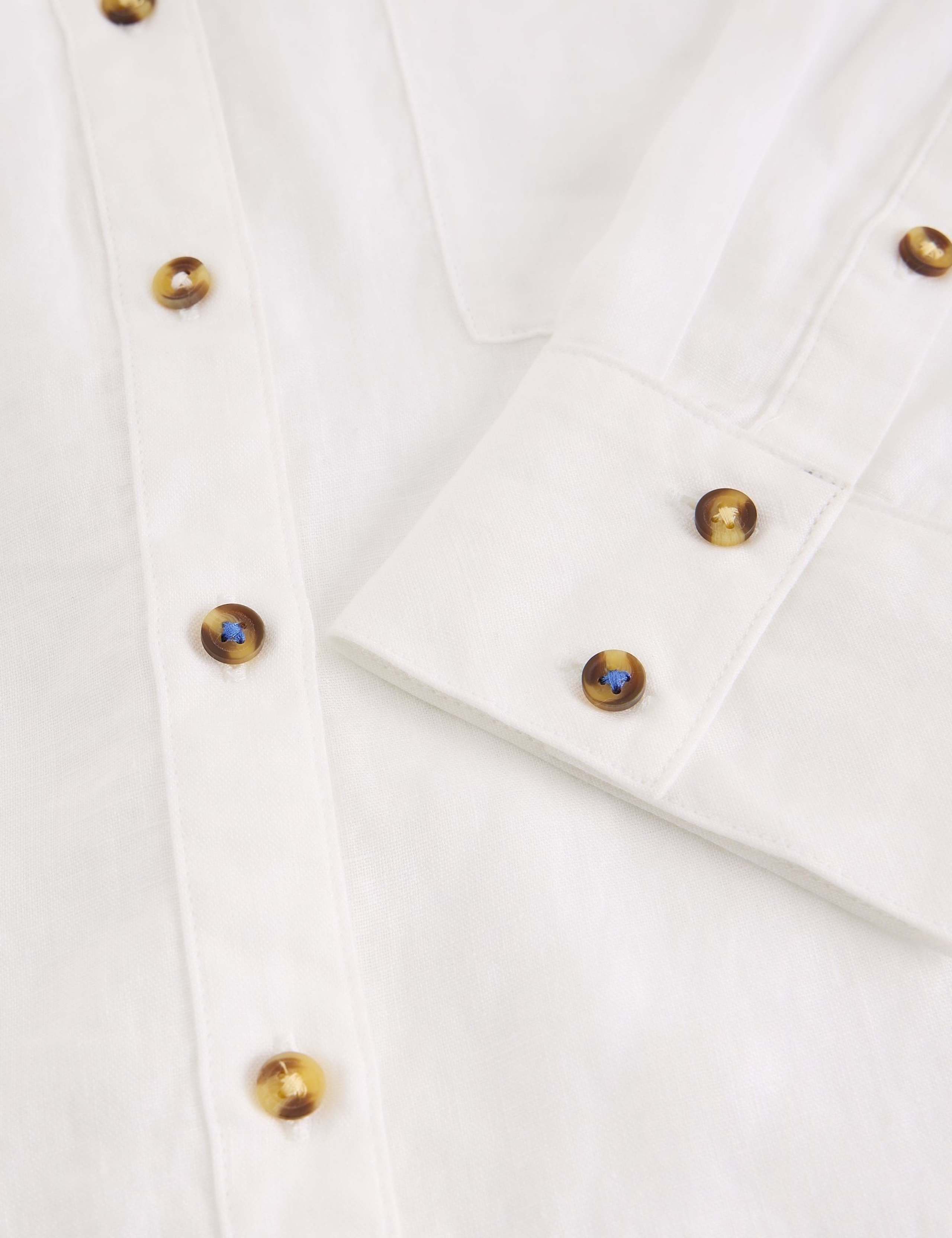 Pure Linen Button Through Shirt 6 of 6