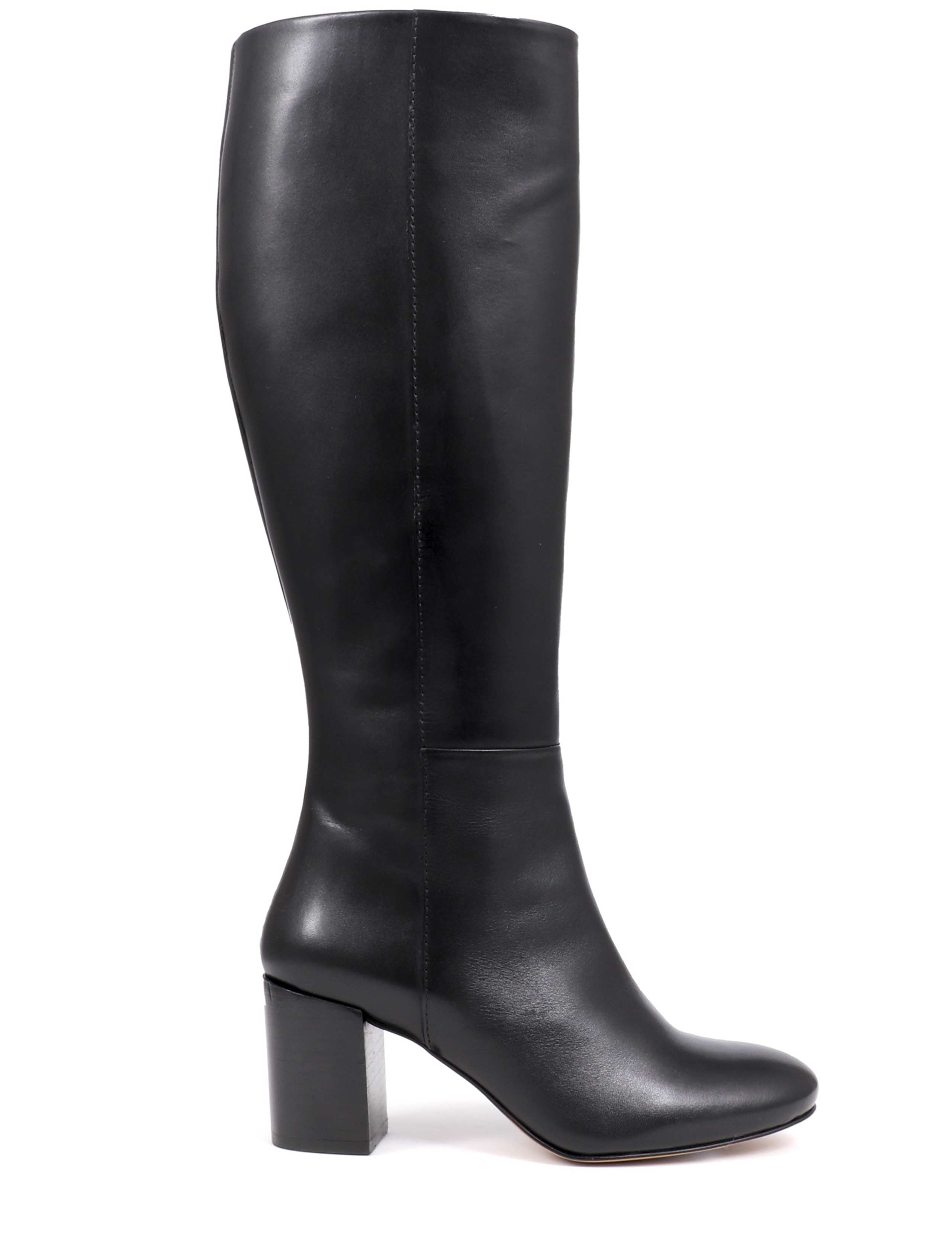 Leather Wide Fit Knee High Boots 1 of 5