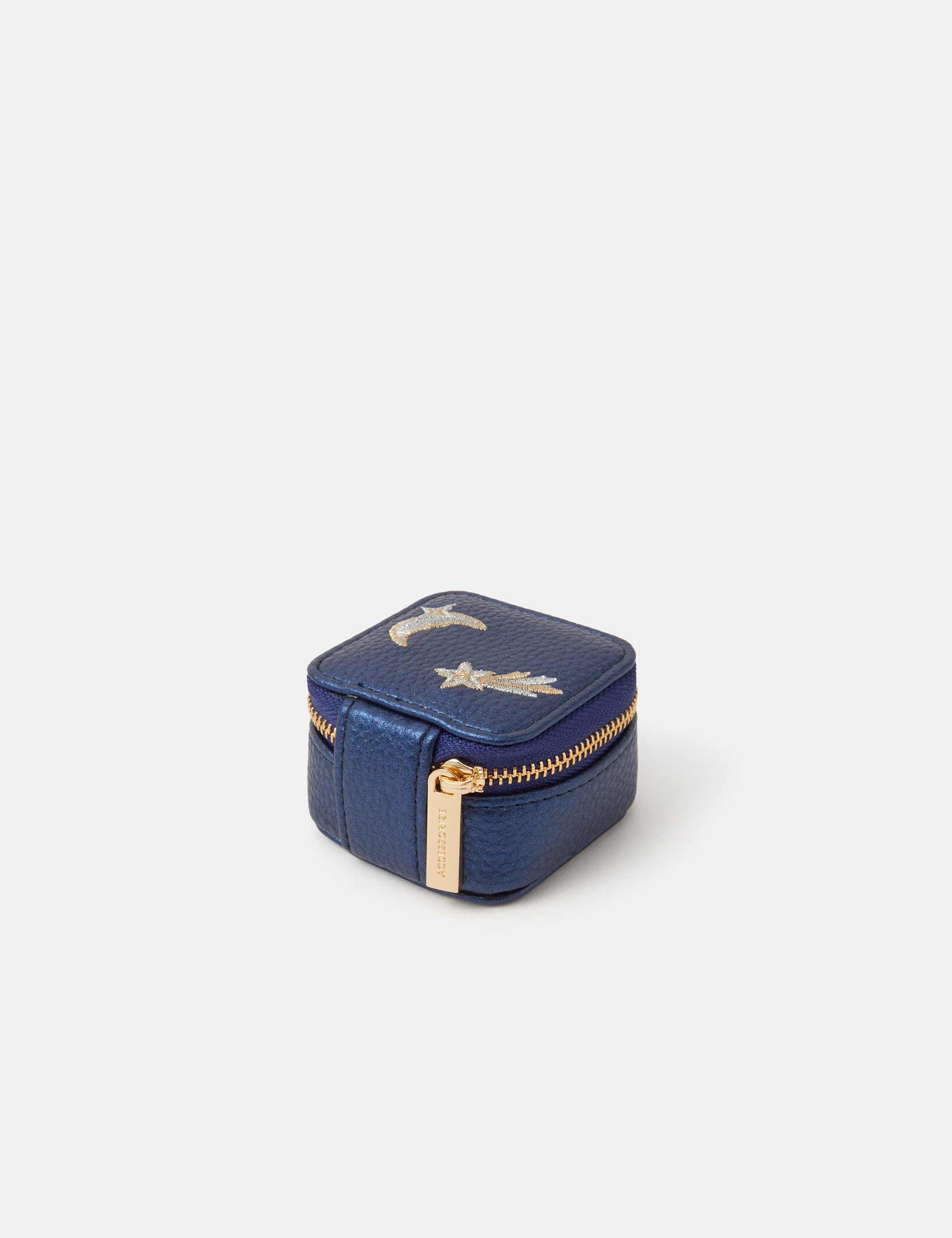 Embroidered Star & Moon Jewellery Box 2 of 4