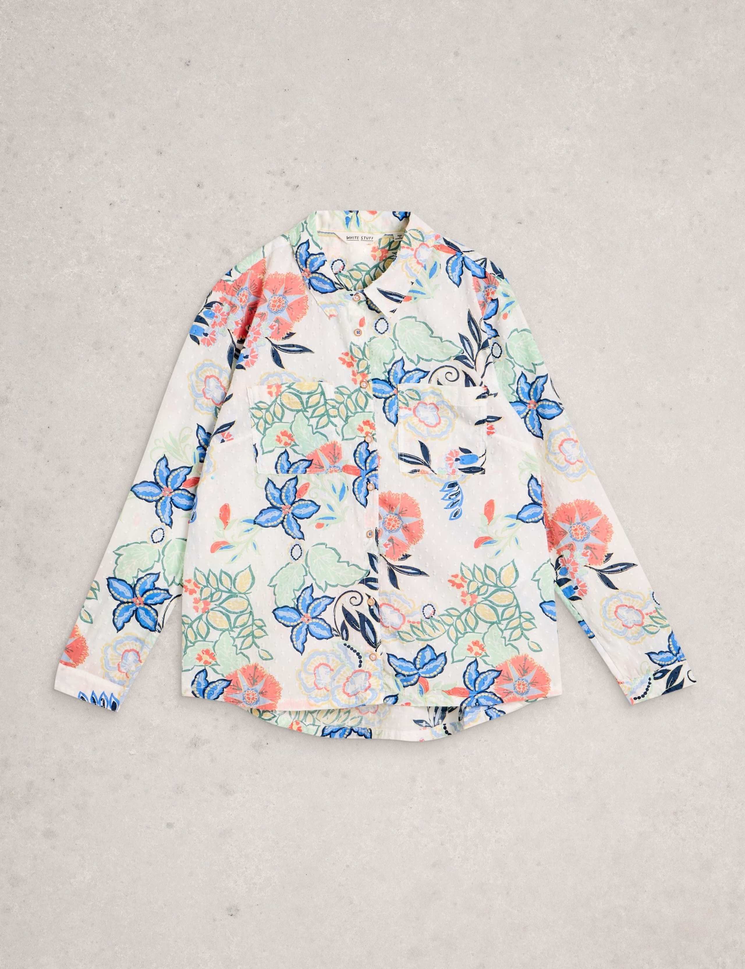 Pure Cotton Embroidered Shirt 2 of 6