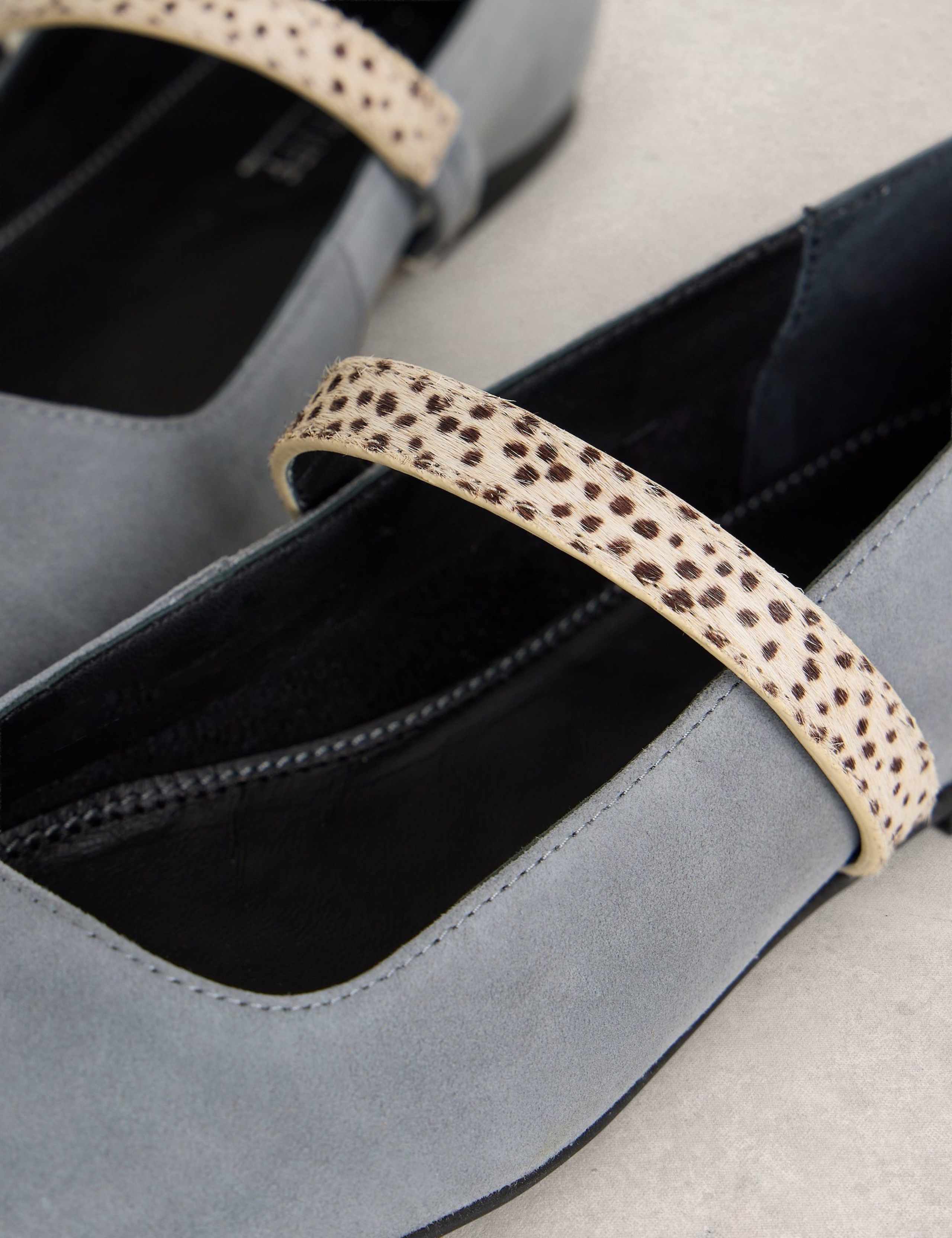 Suede Strap Ballet Pumps 3 of 4