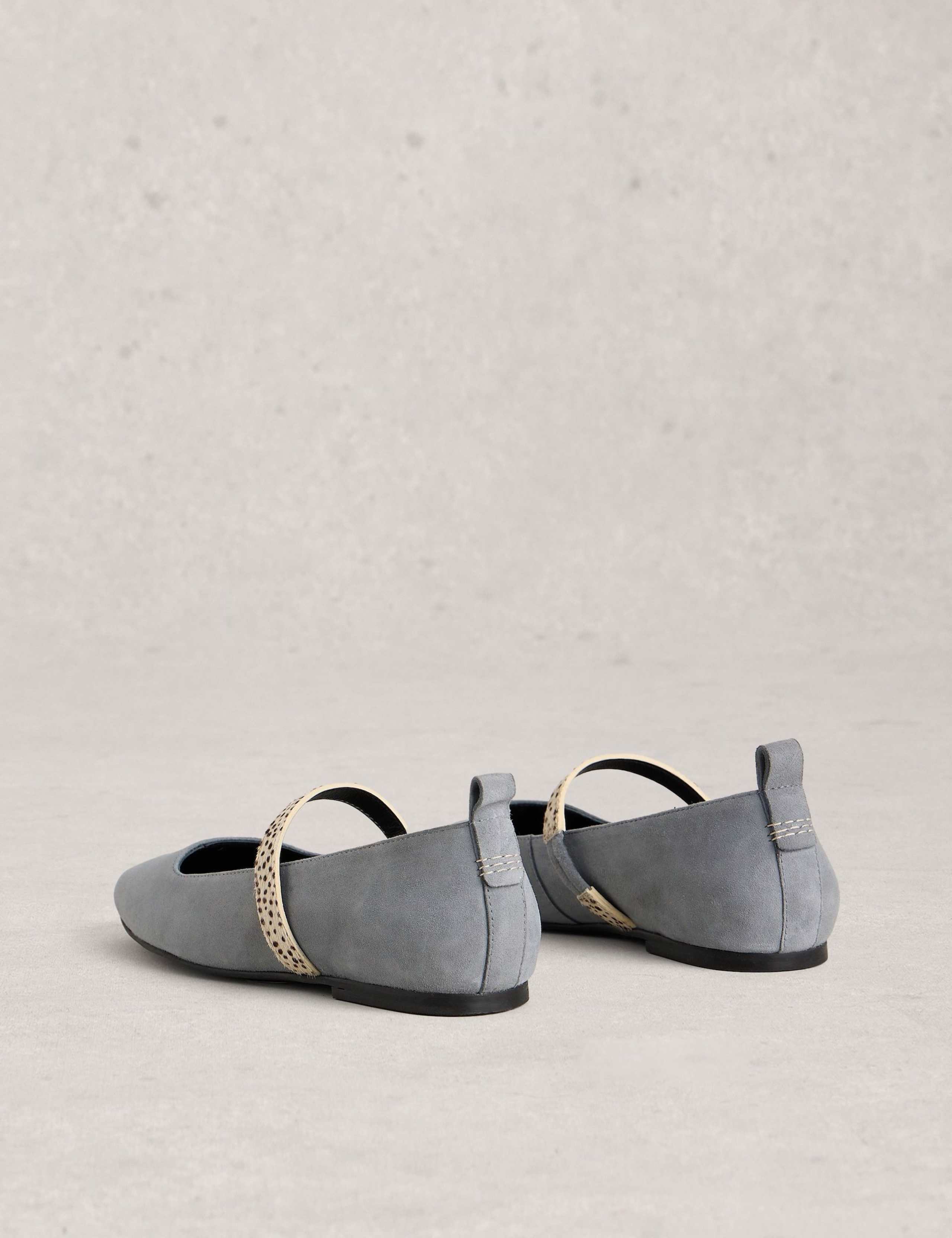 Suede Strap Ballet Pumps 4 of 4