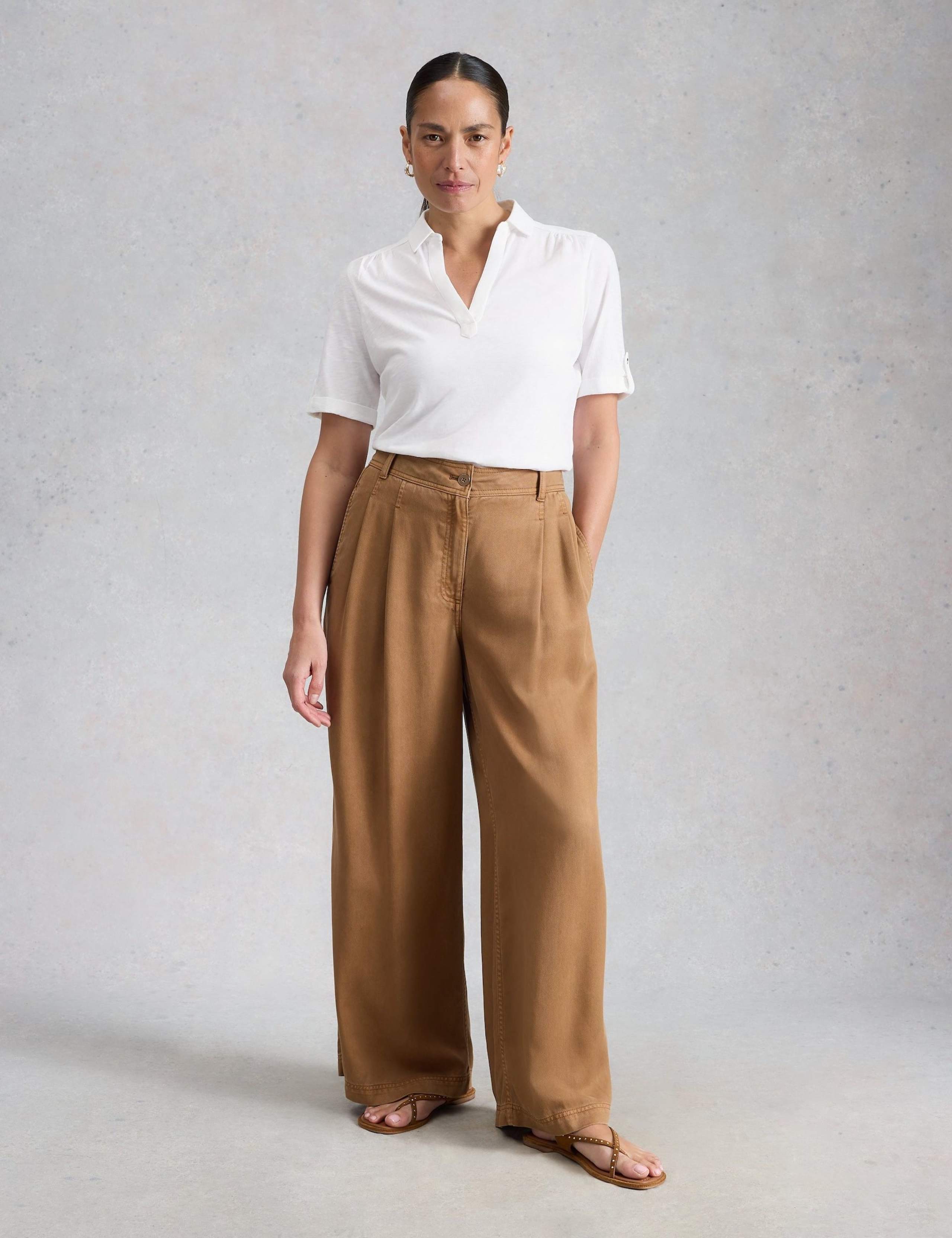 Pure Cotton Jersey Collared Shirt 3 of 6