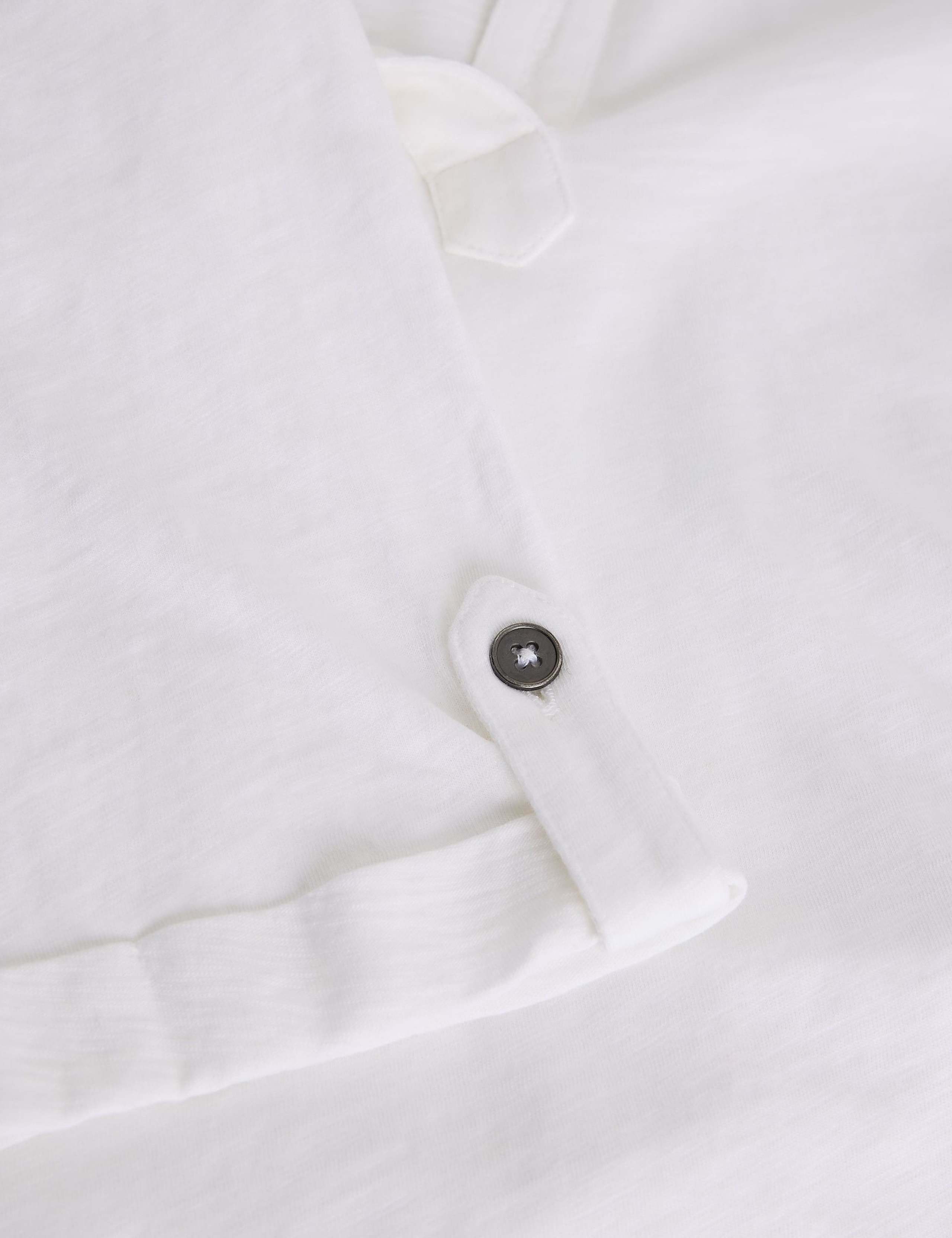 Pure Cotton Jersey Collared Shirt 6 of 6