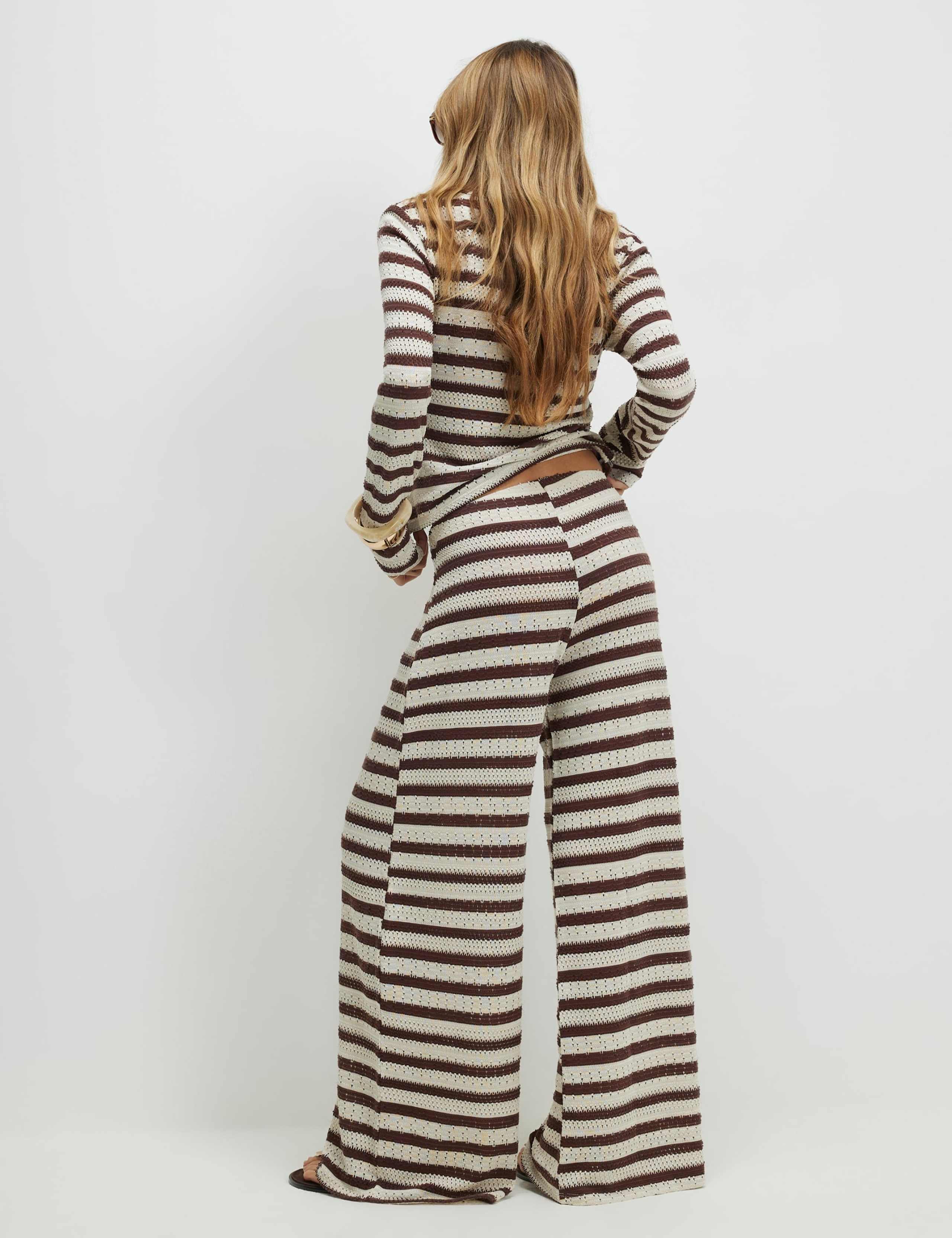 STRIPE TEXTURE TROUSER 4 of 4