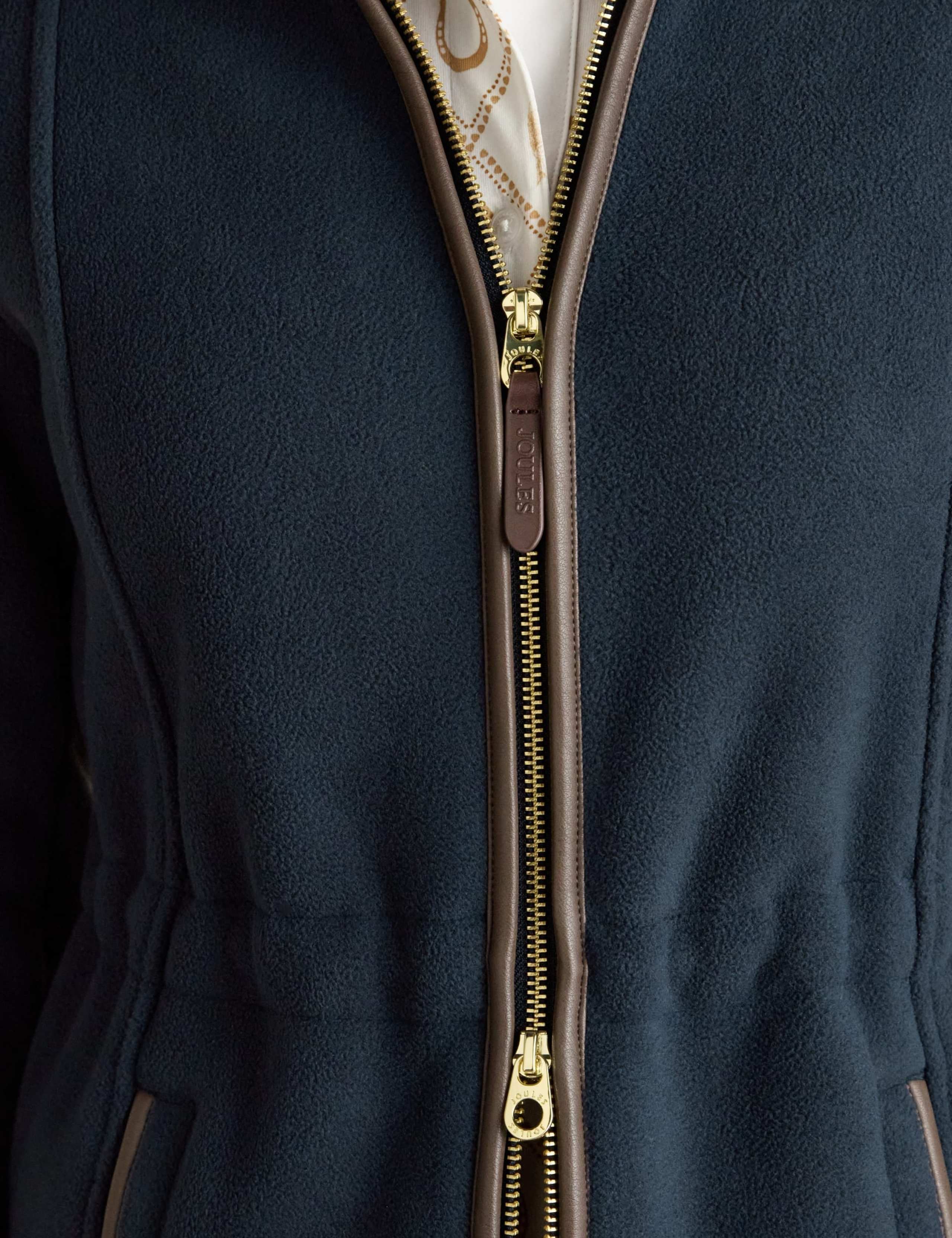 Polar Fleece Zip Up Longline Jacket 2 of 10