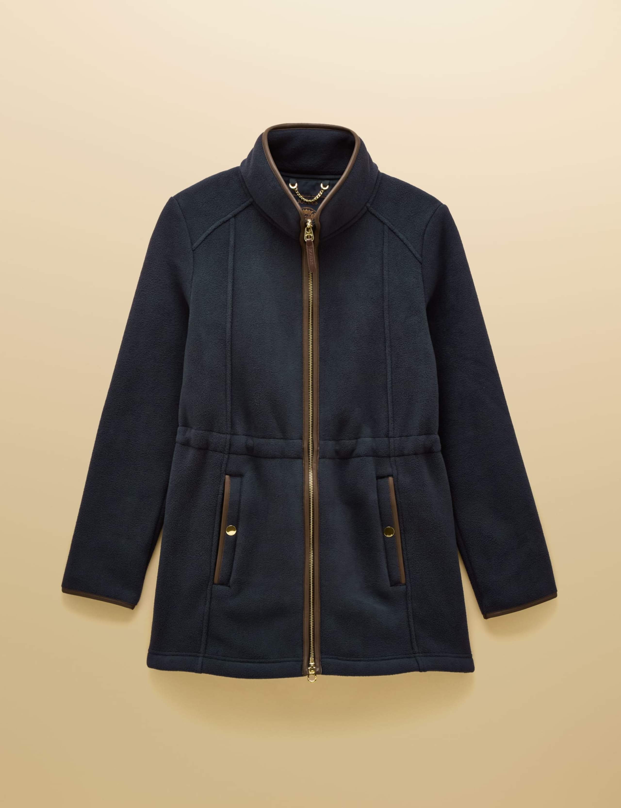 Polar Fleece Zip Up Longline Jacket 4 of 10