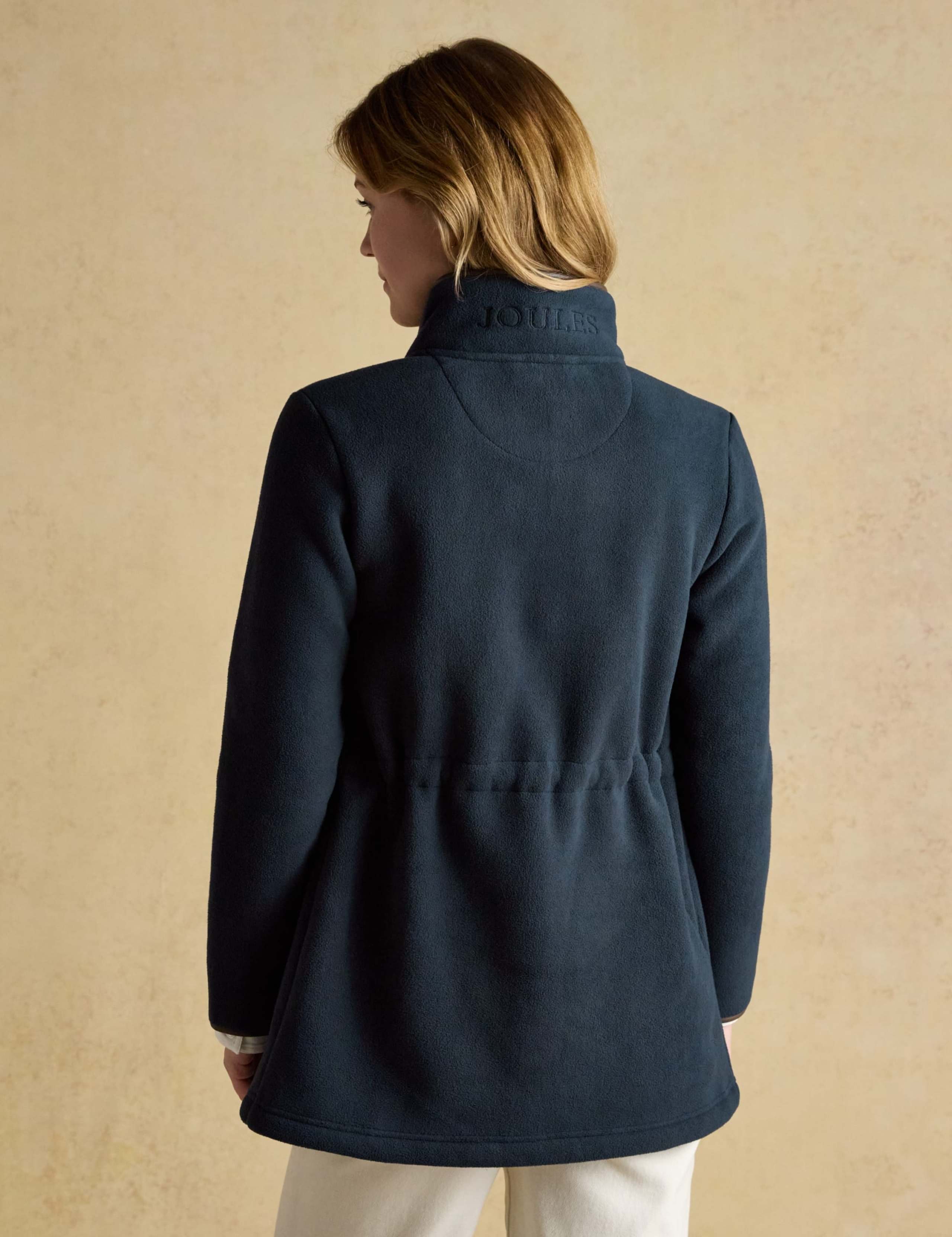 Polar Fleece Zip Up Longline Jacket 5 of 10
