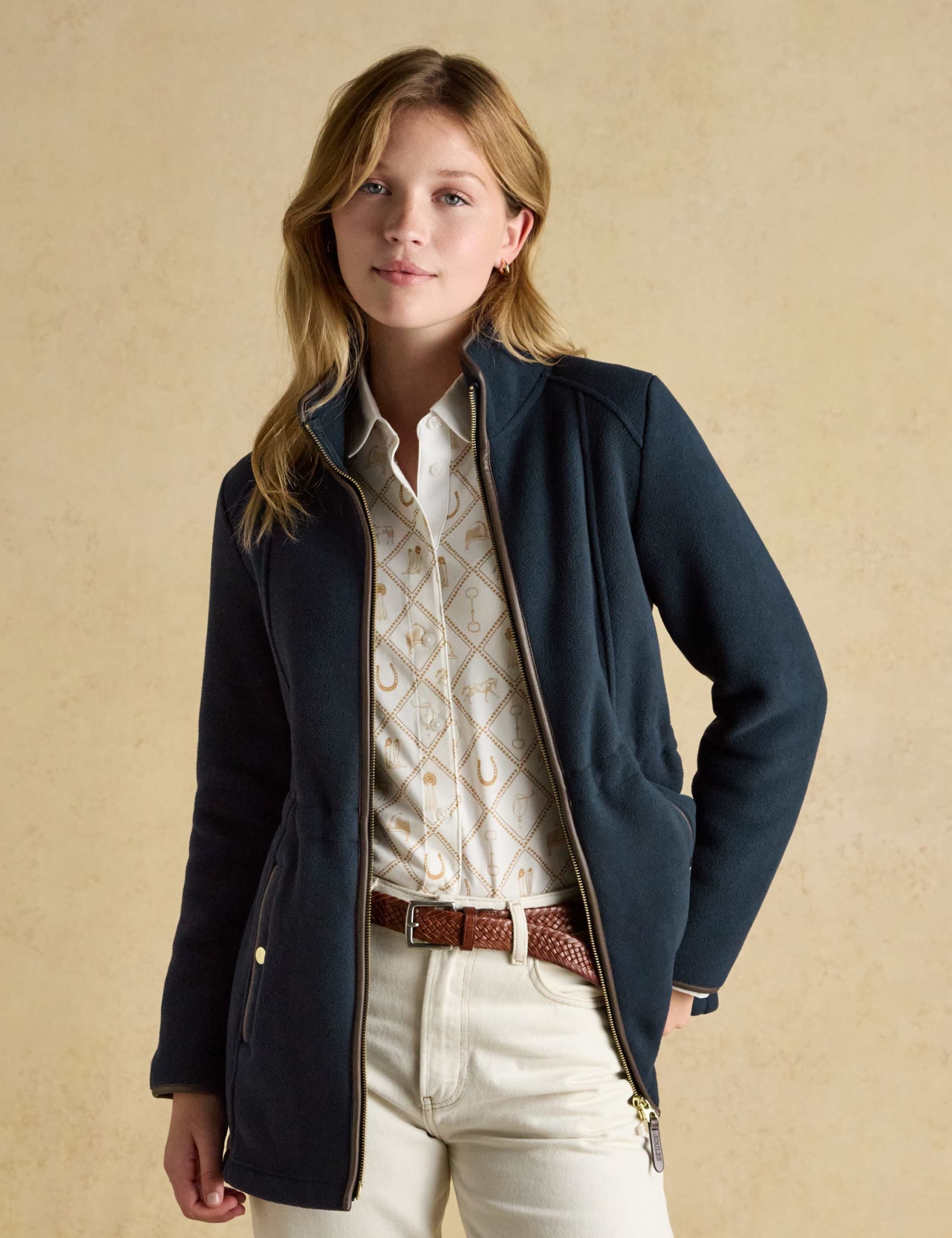 Polar Fleece Zip Up Longline Jacket 9 of 10