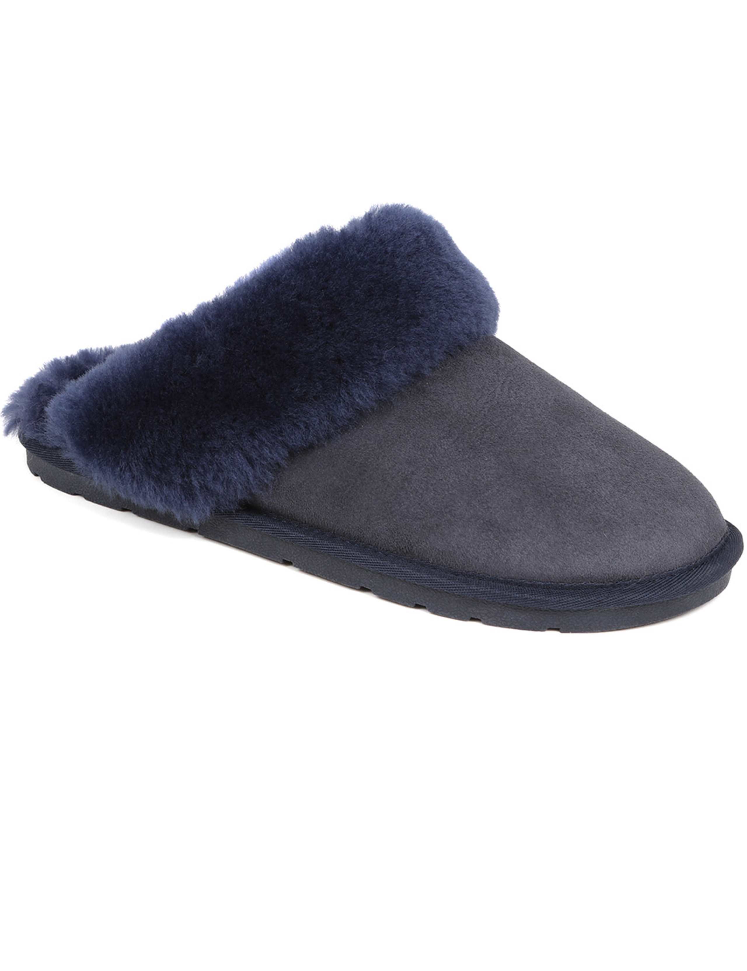 Leather Sheepskin Mule Slippers 5 of 7