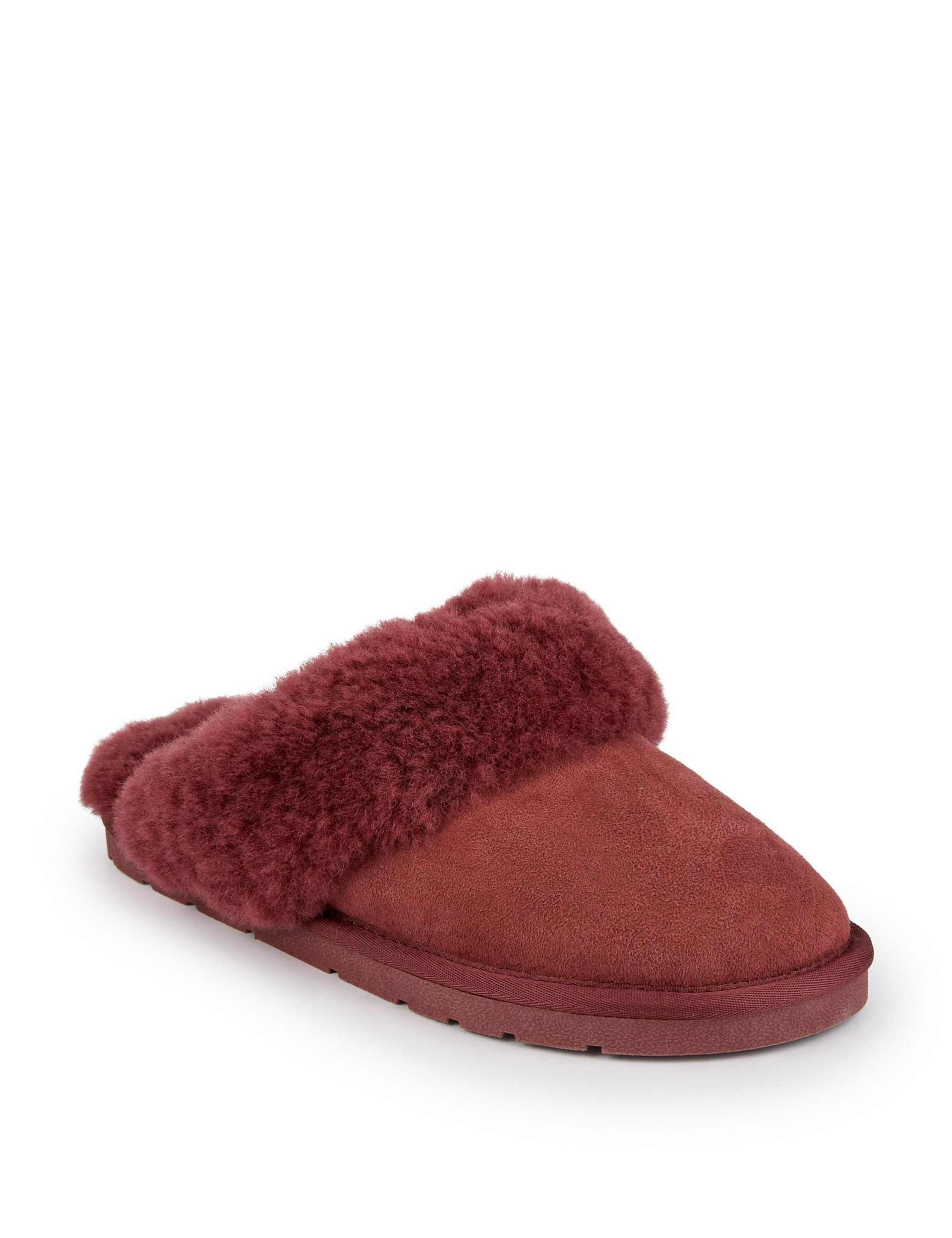 Leather Sheepskin Mule Slippers 4 of 7