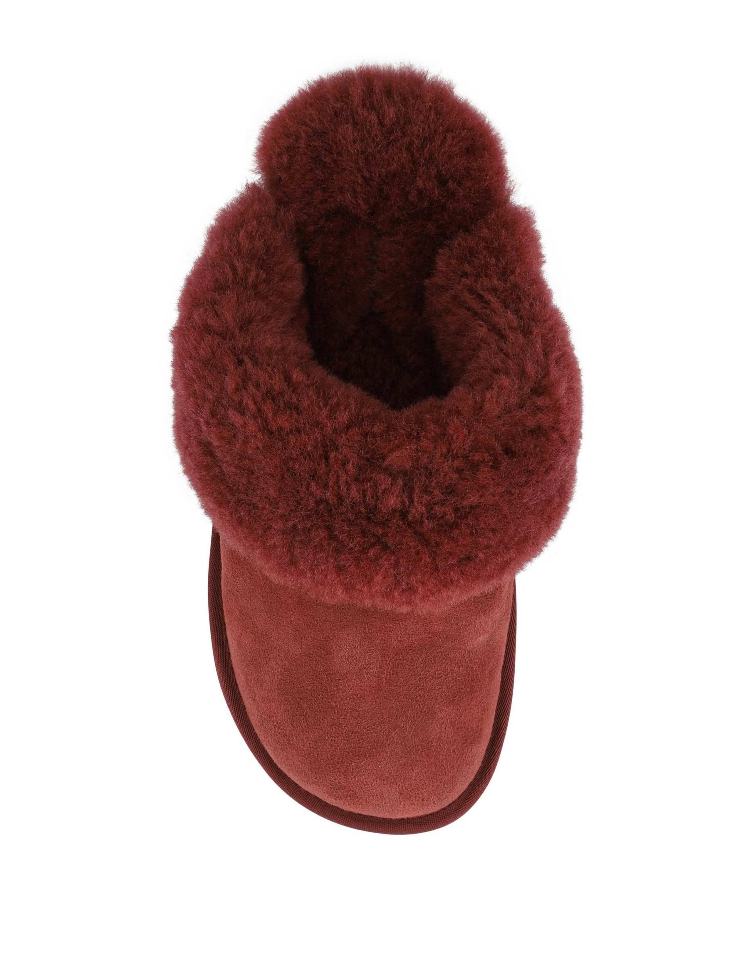 Leather Sheepskin Mule Slippers 5 of 7