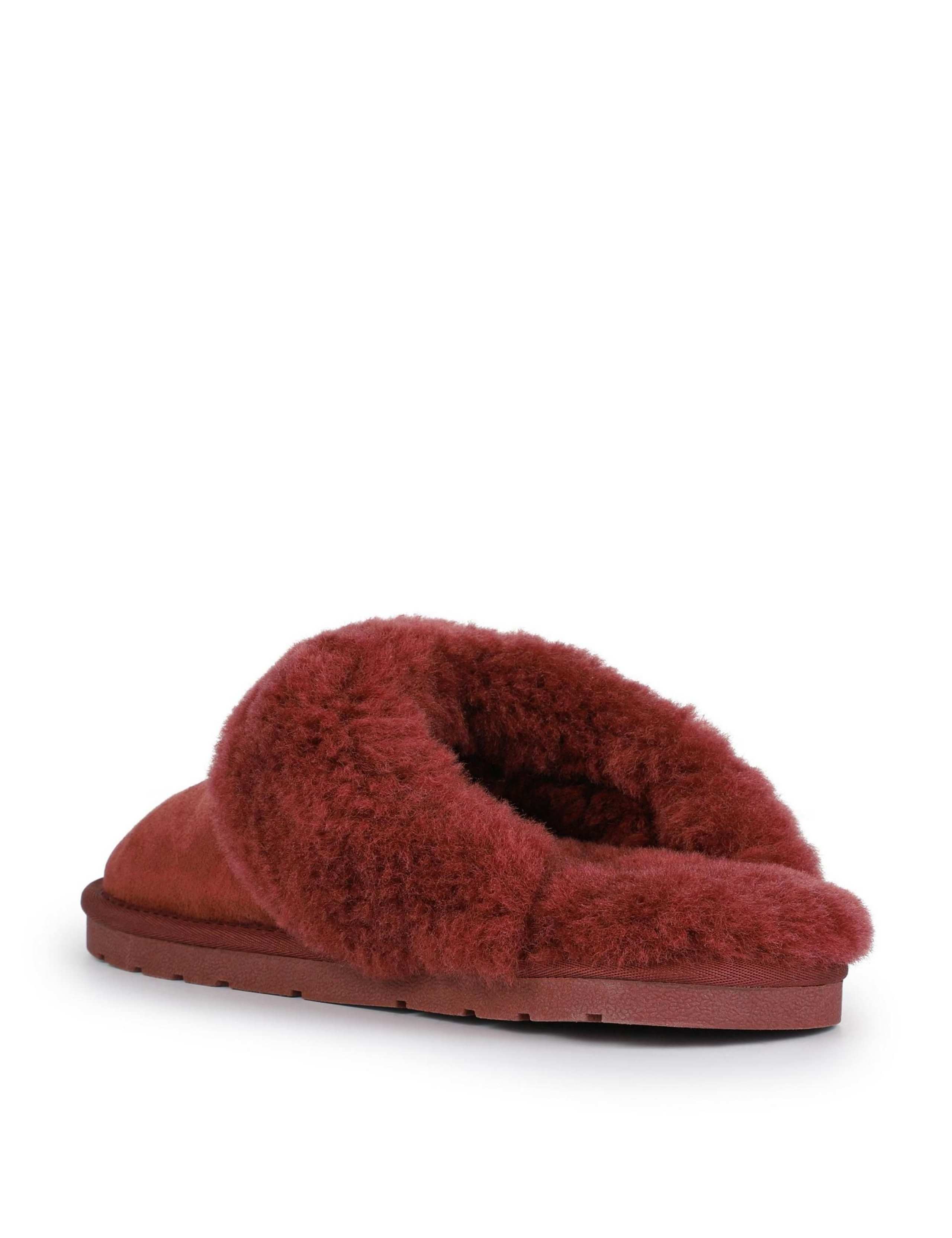 Leather Sheepskin Mule Slippers 6 of 7