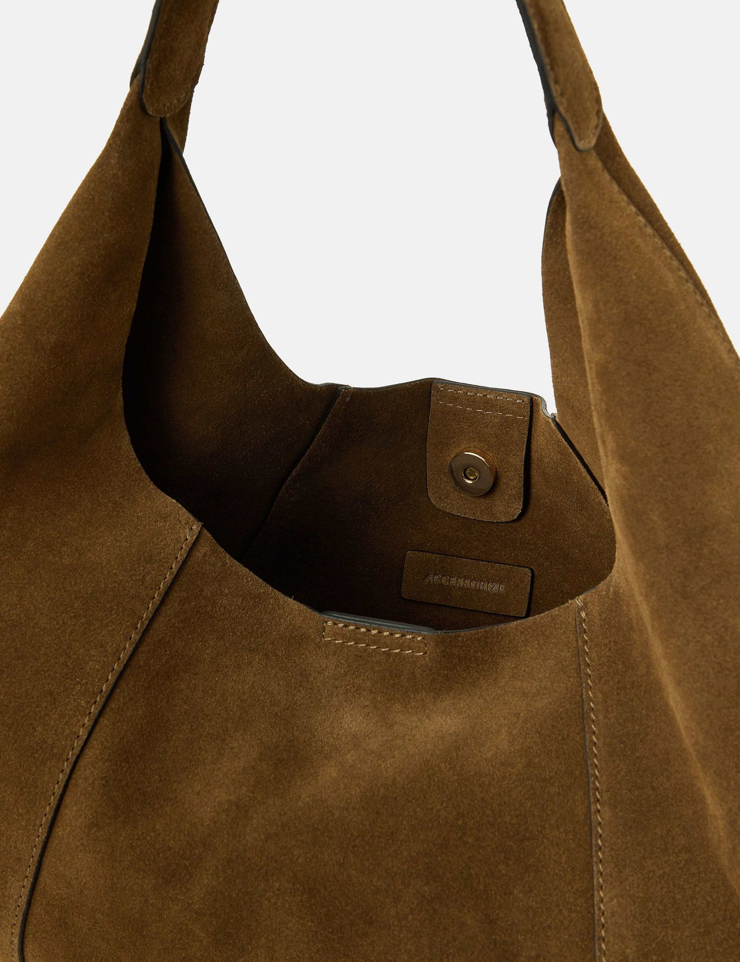 Suede Shoulder Bag 3 of 4