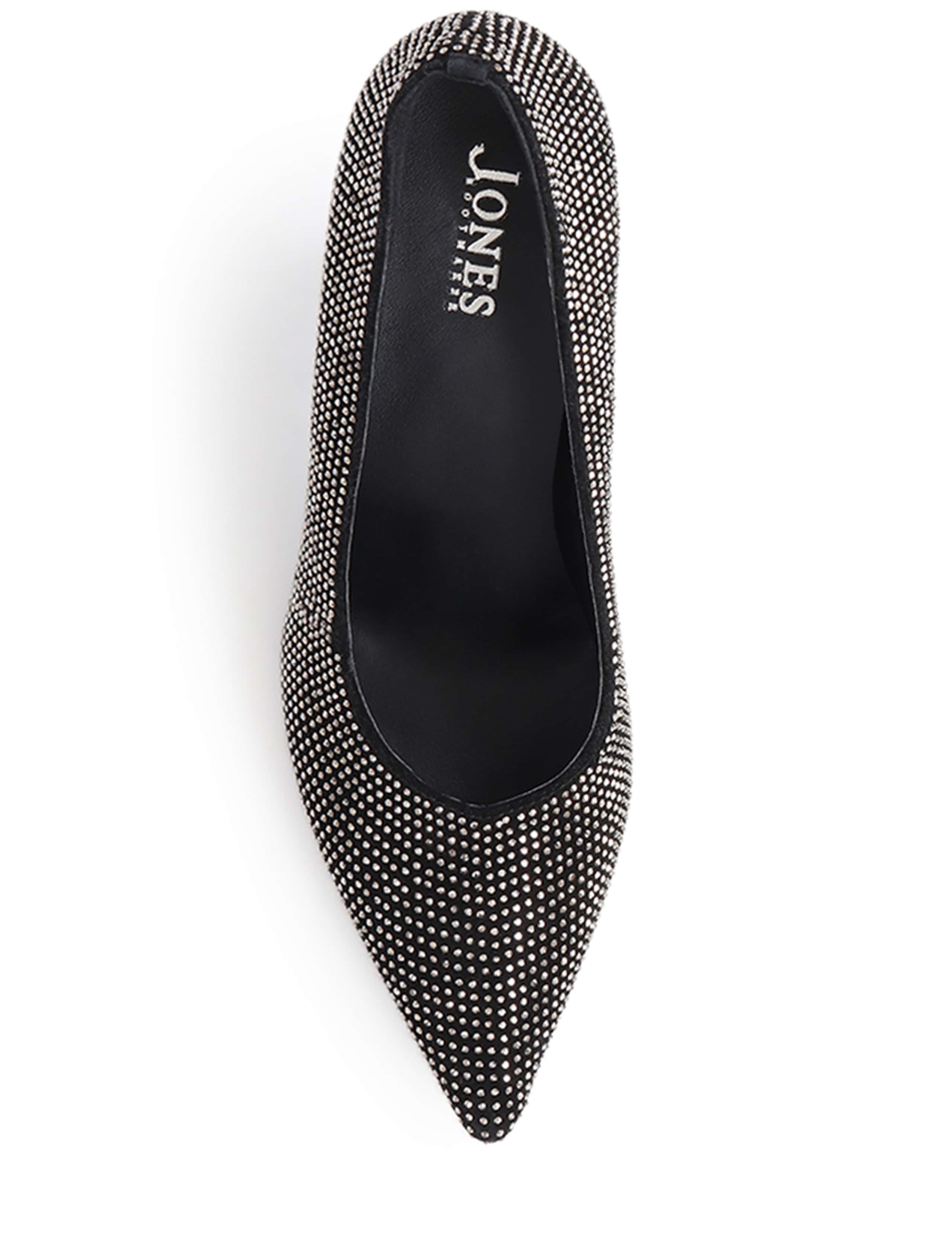 Leather Embellished Kitten Heel Court Shoes 4 of 7