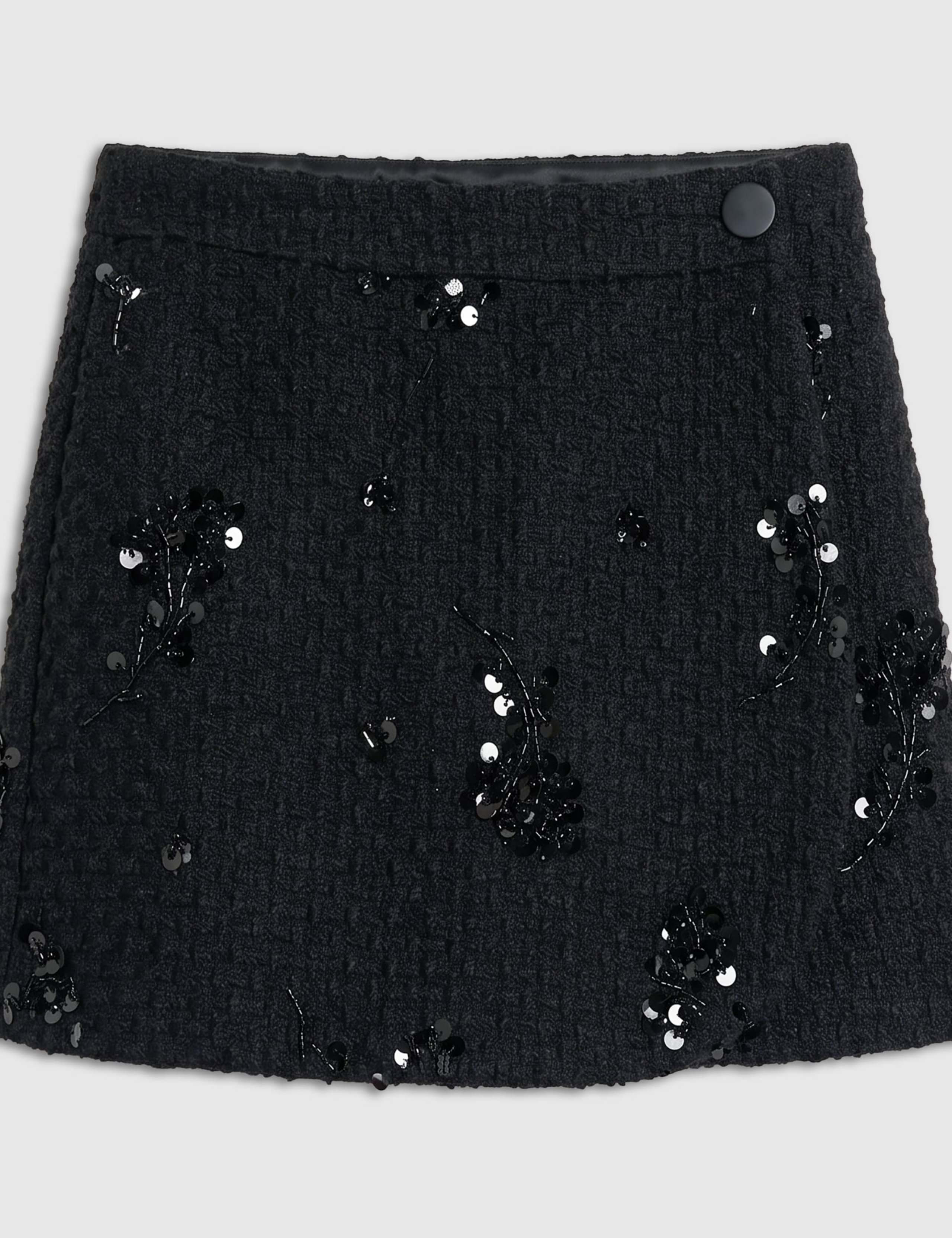 Boucle Sequin Embroidered Mini Skort 4 of 6