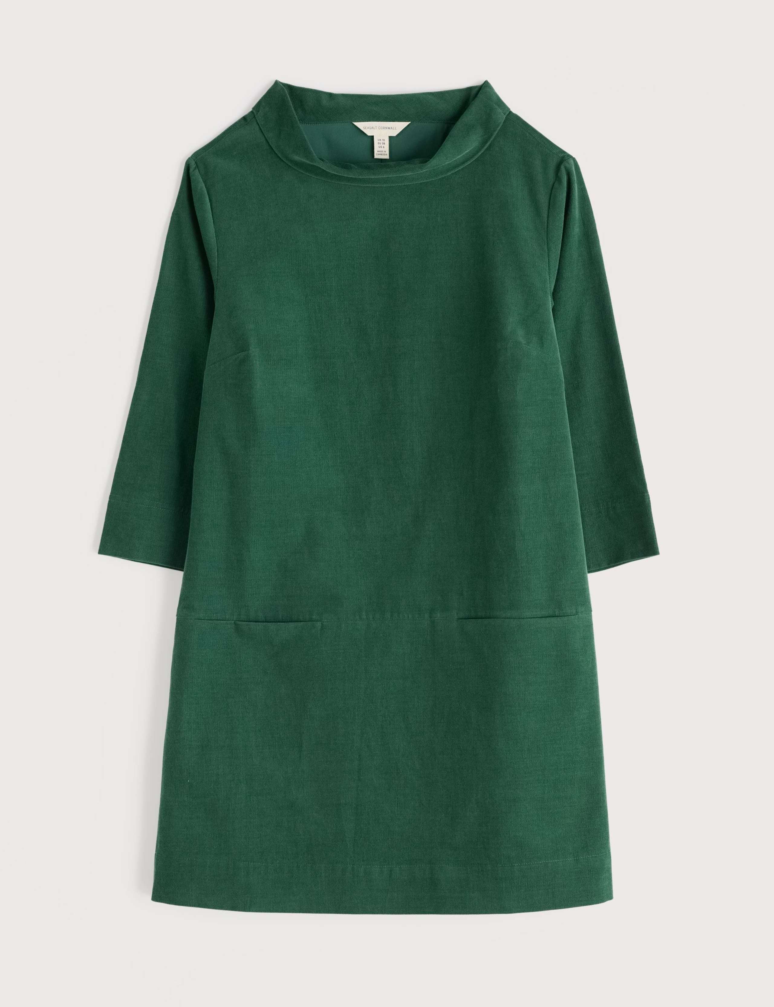 Pure Cotton Corduroy Knee-Length Dress 2 of 5