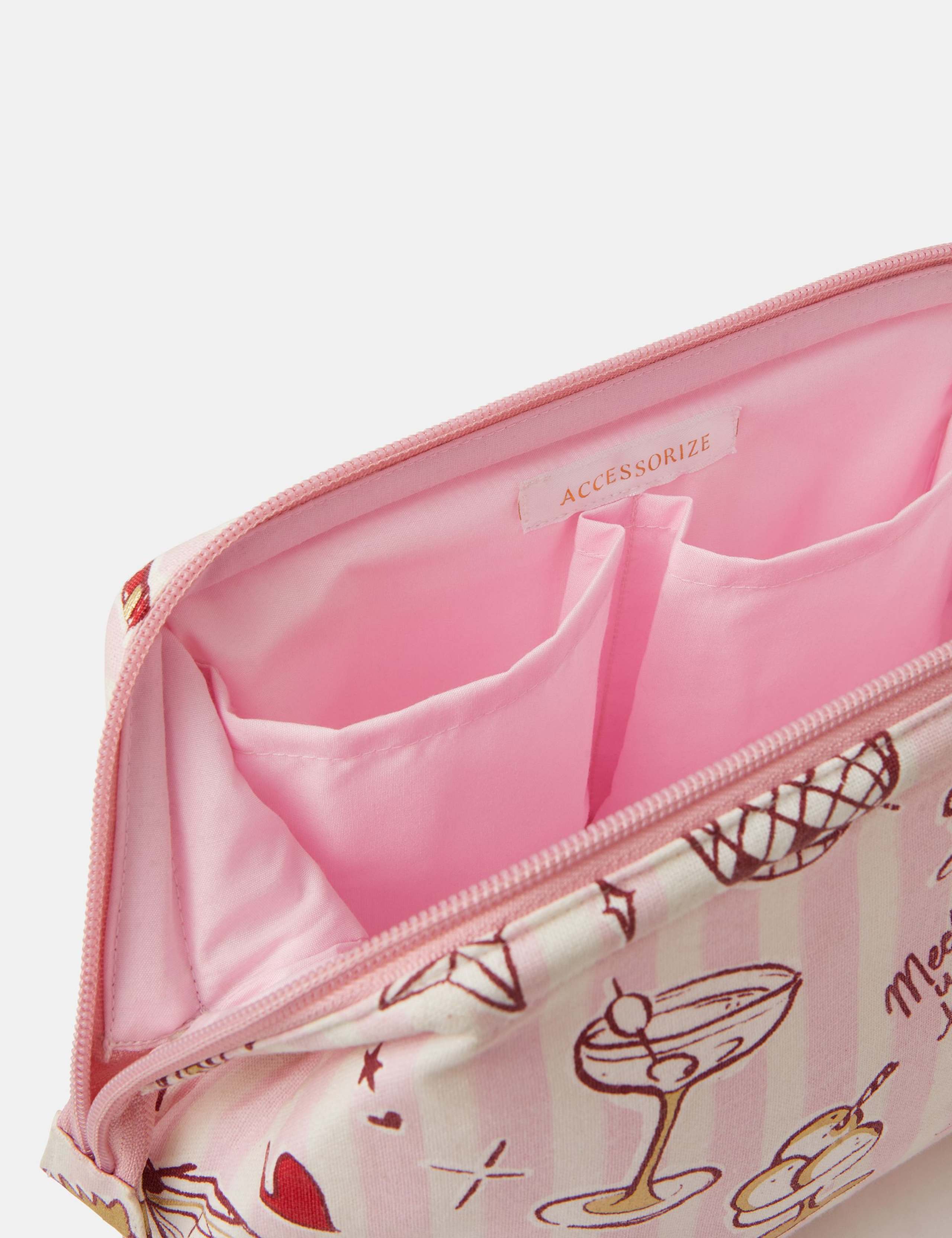 Pure Cotton Xmas Print Make-Up Bag 4 of 4