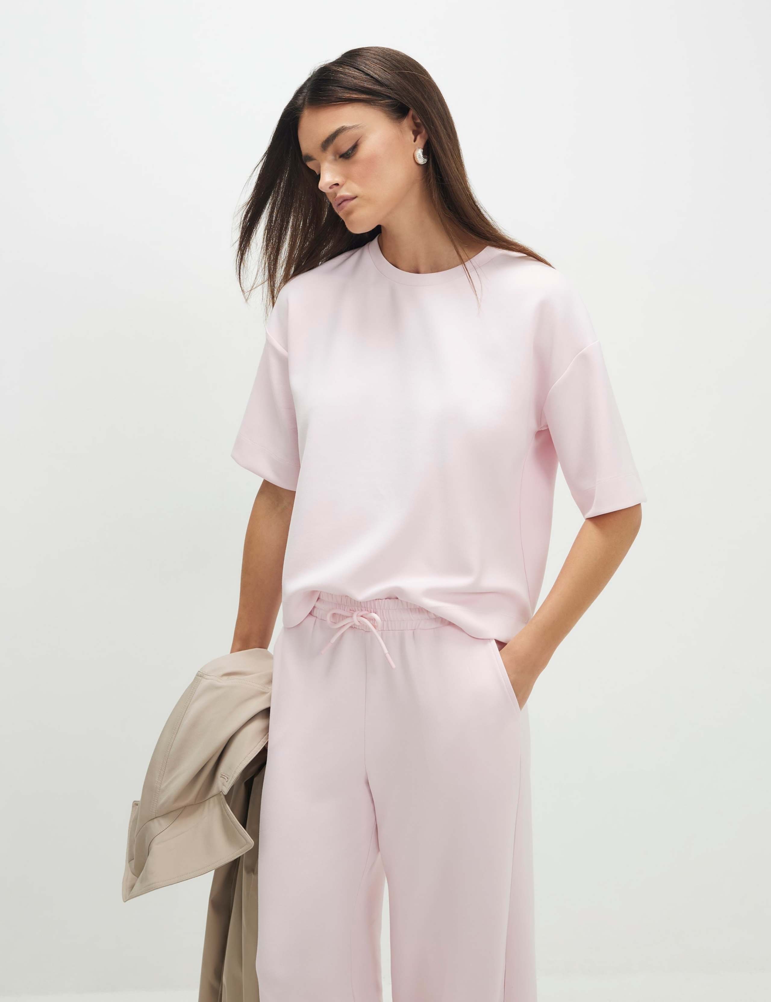 Neoprene Boxy T-Shirt 1 of 4
