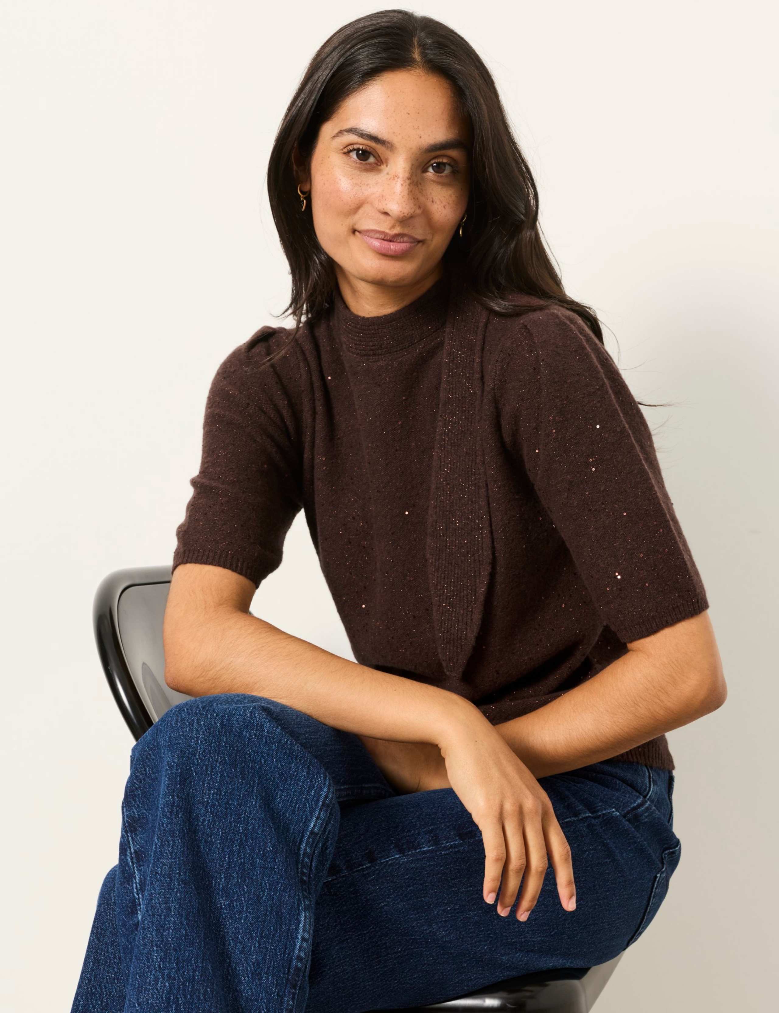 Cotton Blend Sparkly Jumper 4 of 6