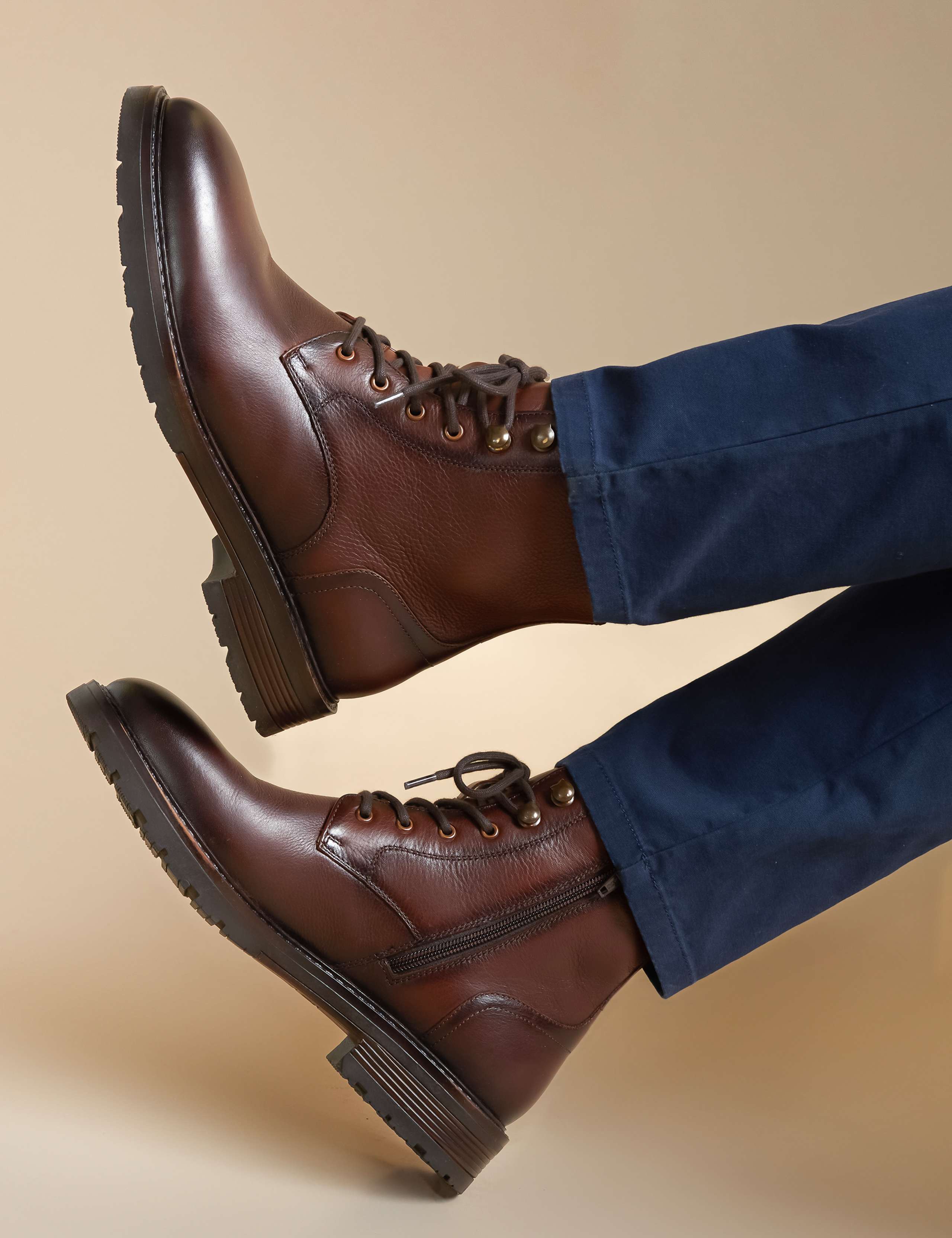 Leather Casual Boots 1 of 7