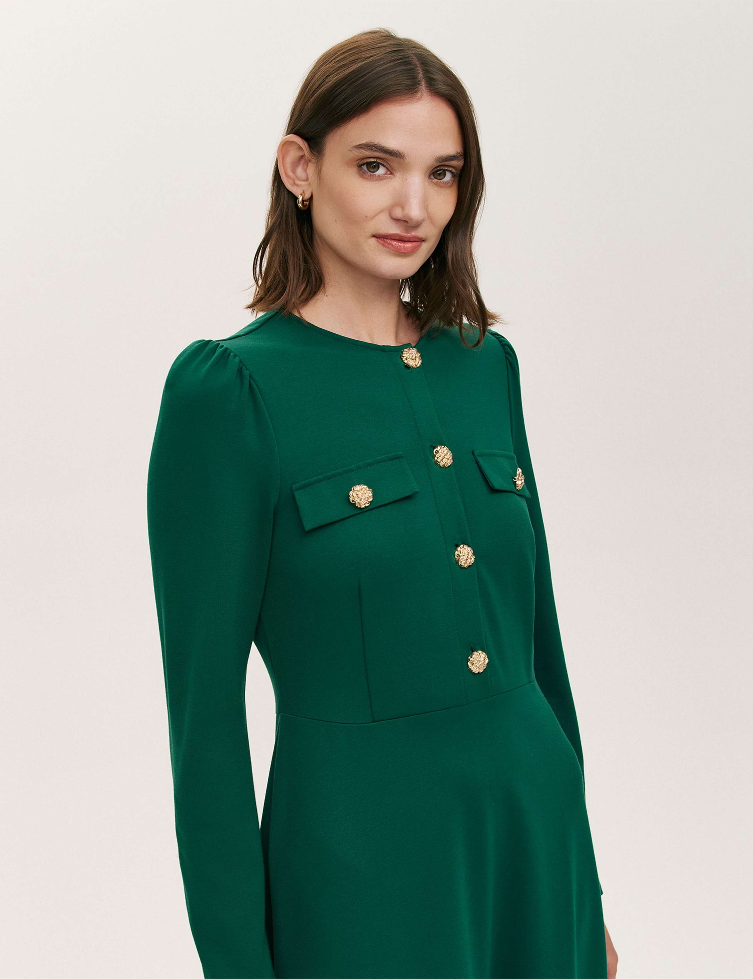 Jersey Midi Waisted Dress 5 of 5