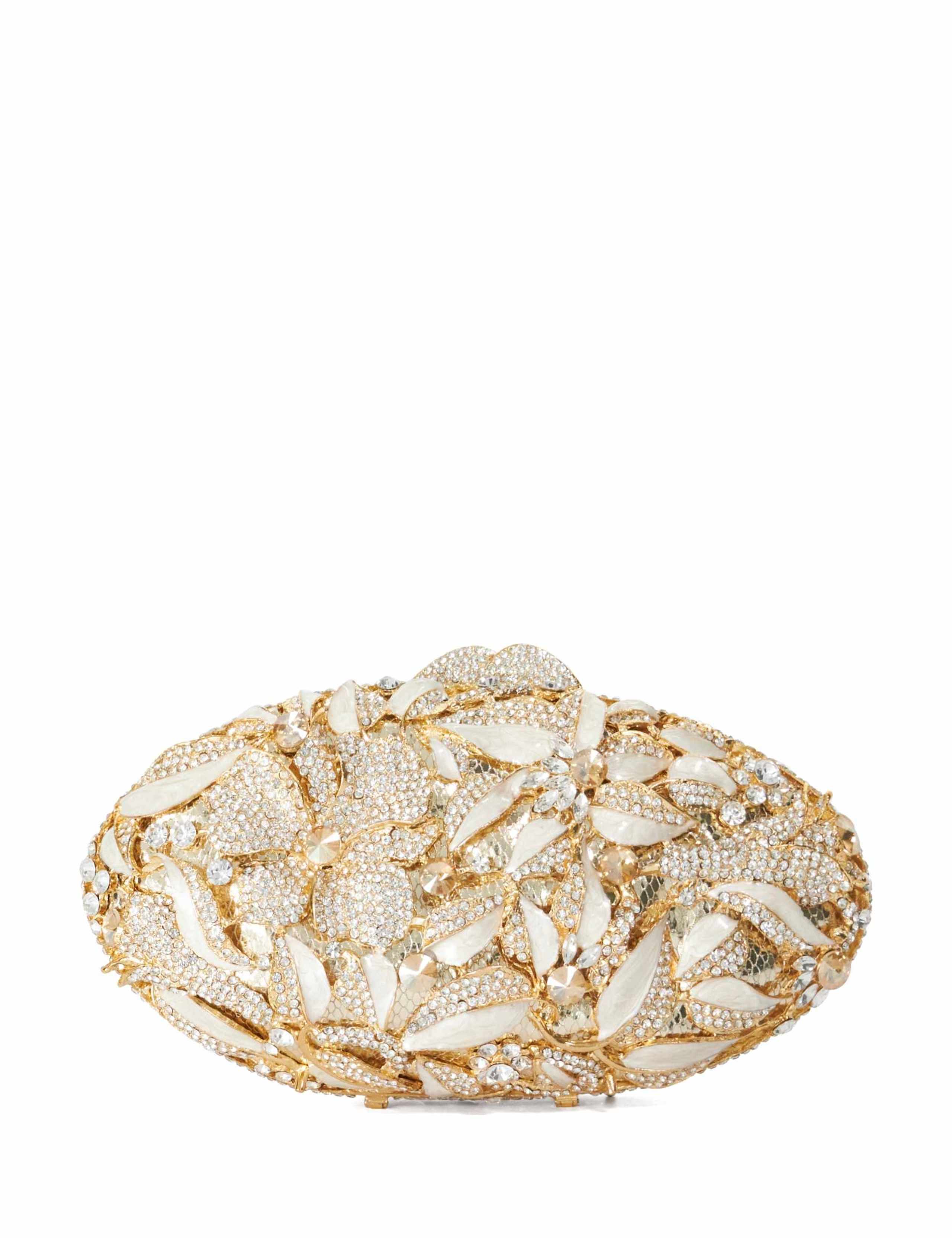 Crystal Embellished Chain Strap Clutch Bag 4 of 6