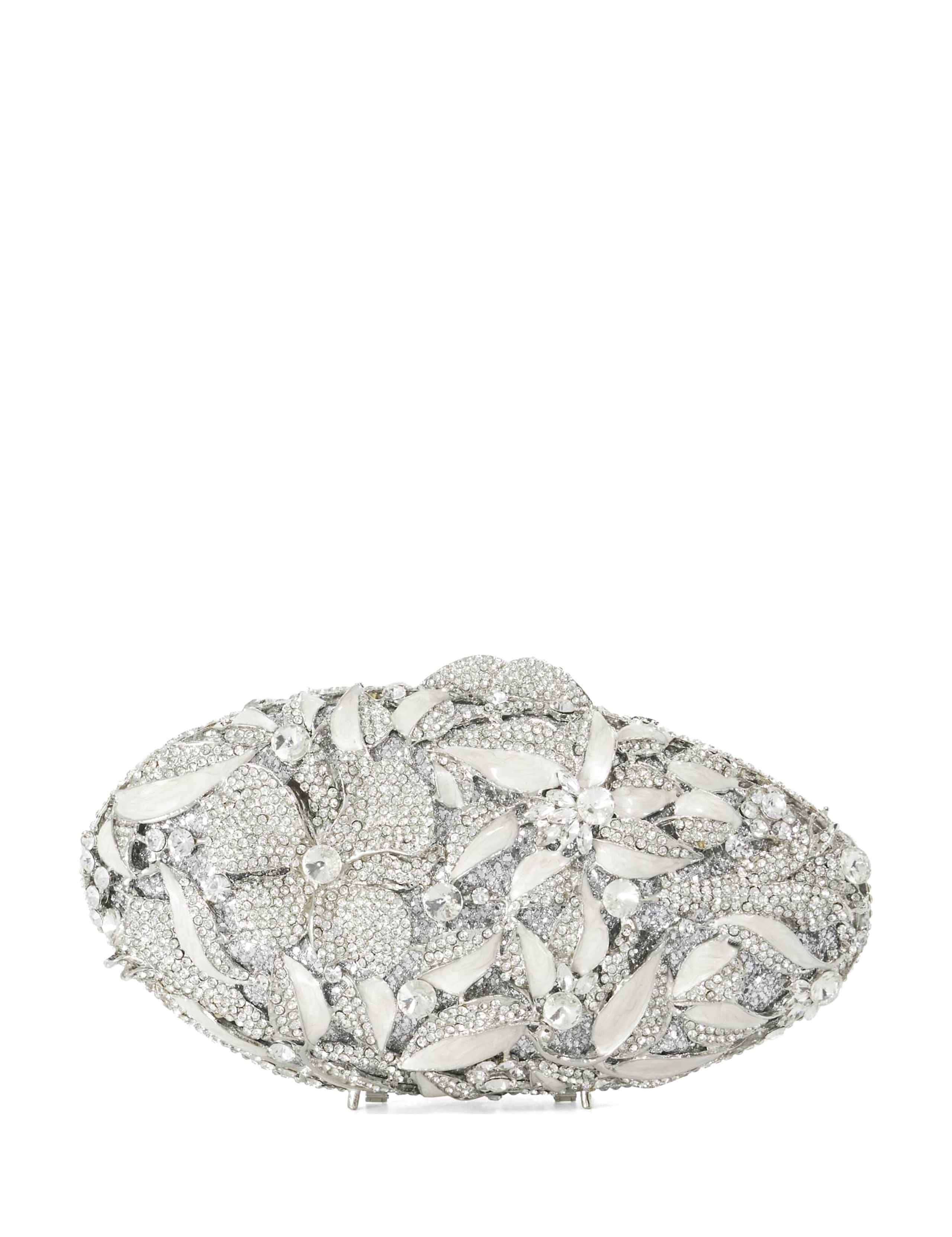 Crystal Embellished Chain Strap Clutch Bag 4 of 6