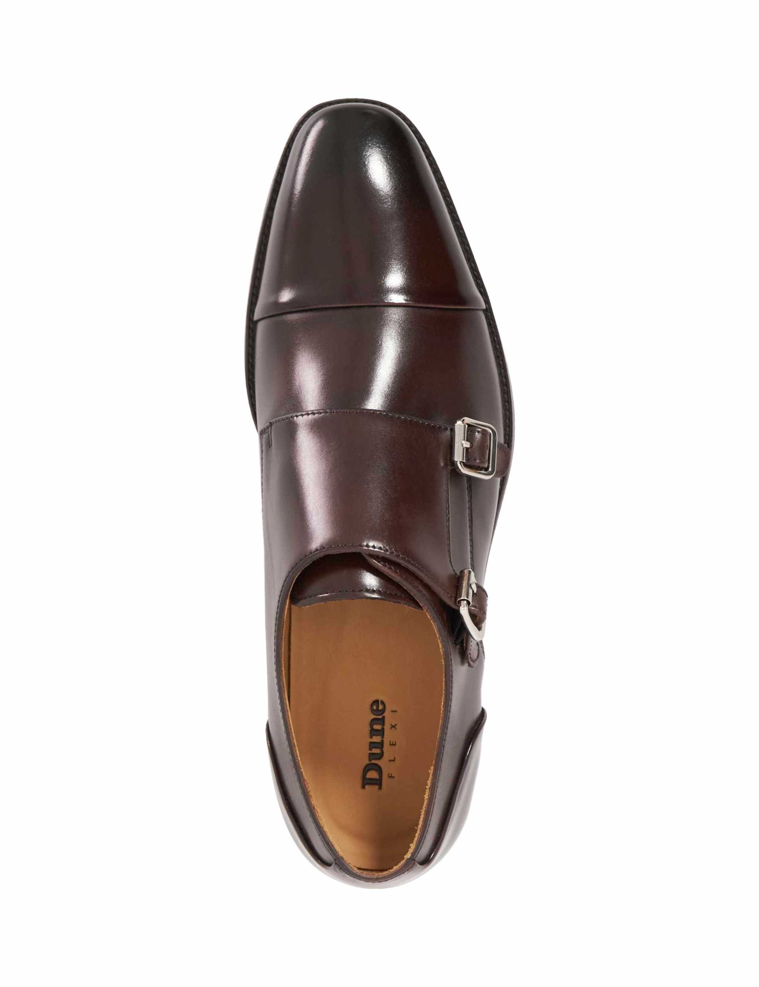 Leather Double Monk Strap Shoes 4 of 5