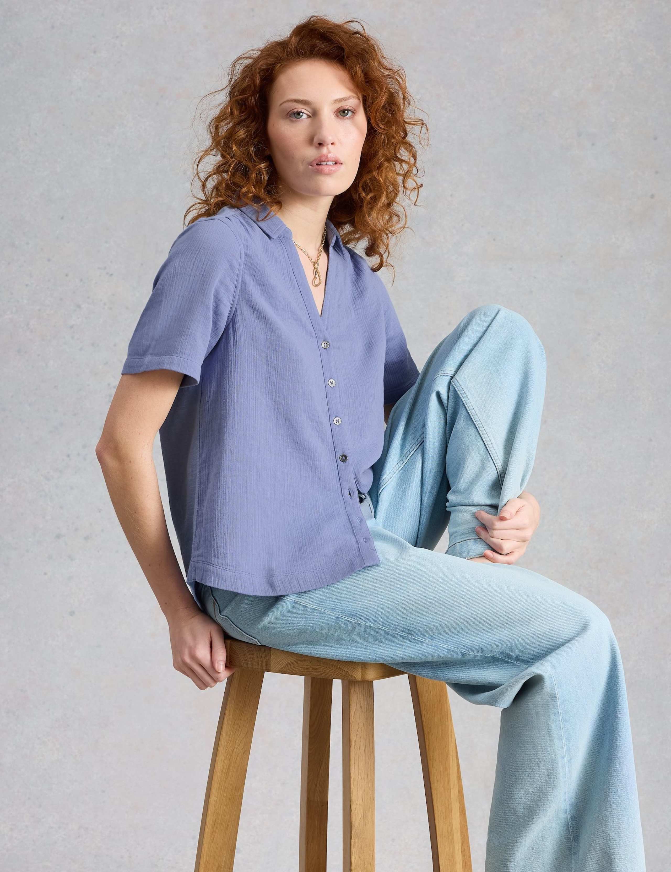 Pure Cotton Collared Shirt 3 of 6